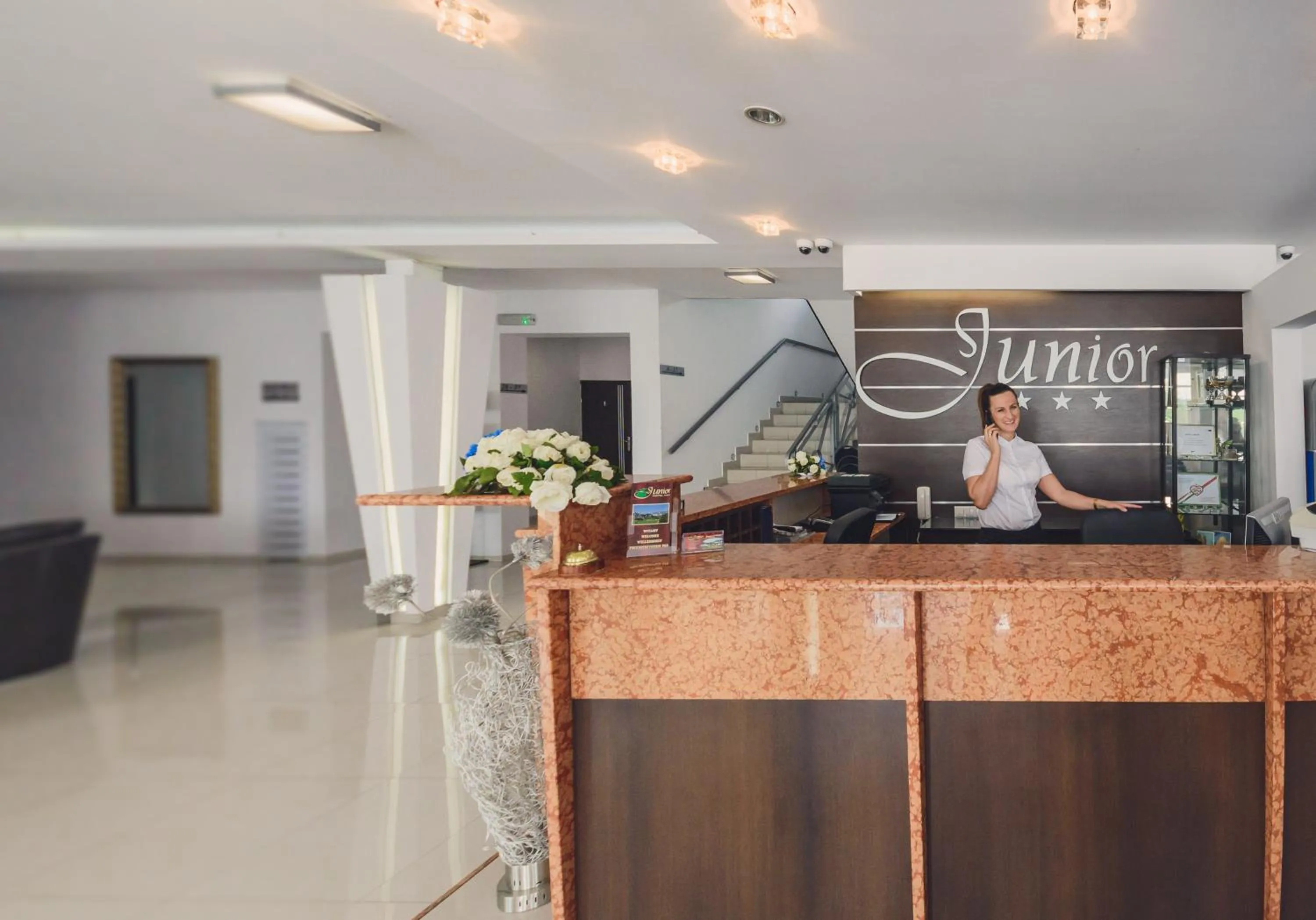 Lobby or reception in Hotel Junior - jesteśmy w trakcie modernizacji