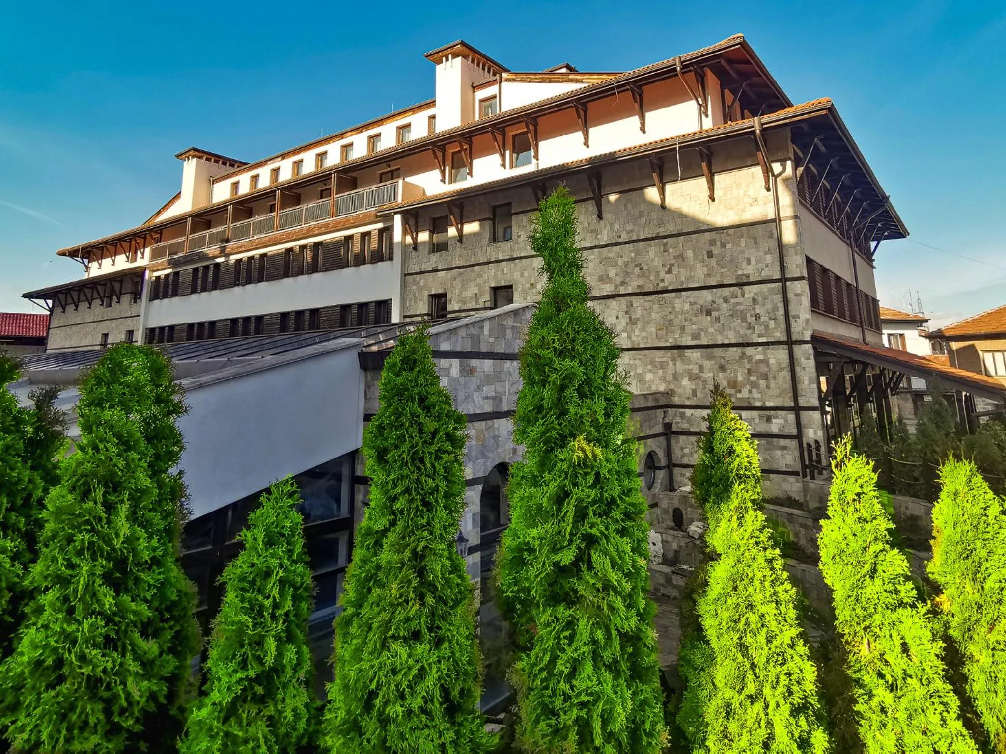 Property building in Trinity Residence Bansko with Free Shuttle to Gondola