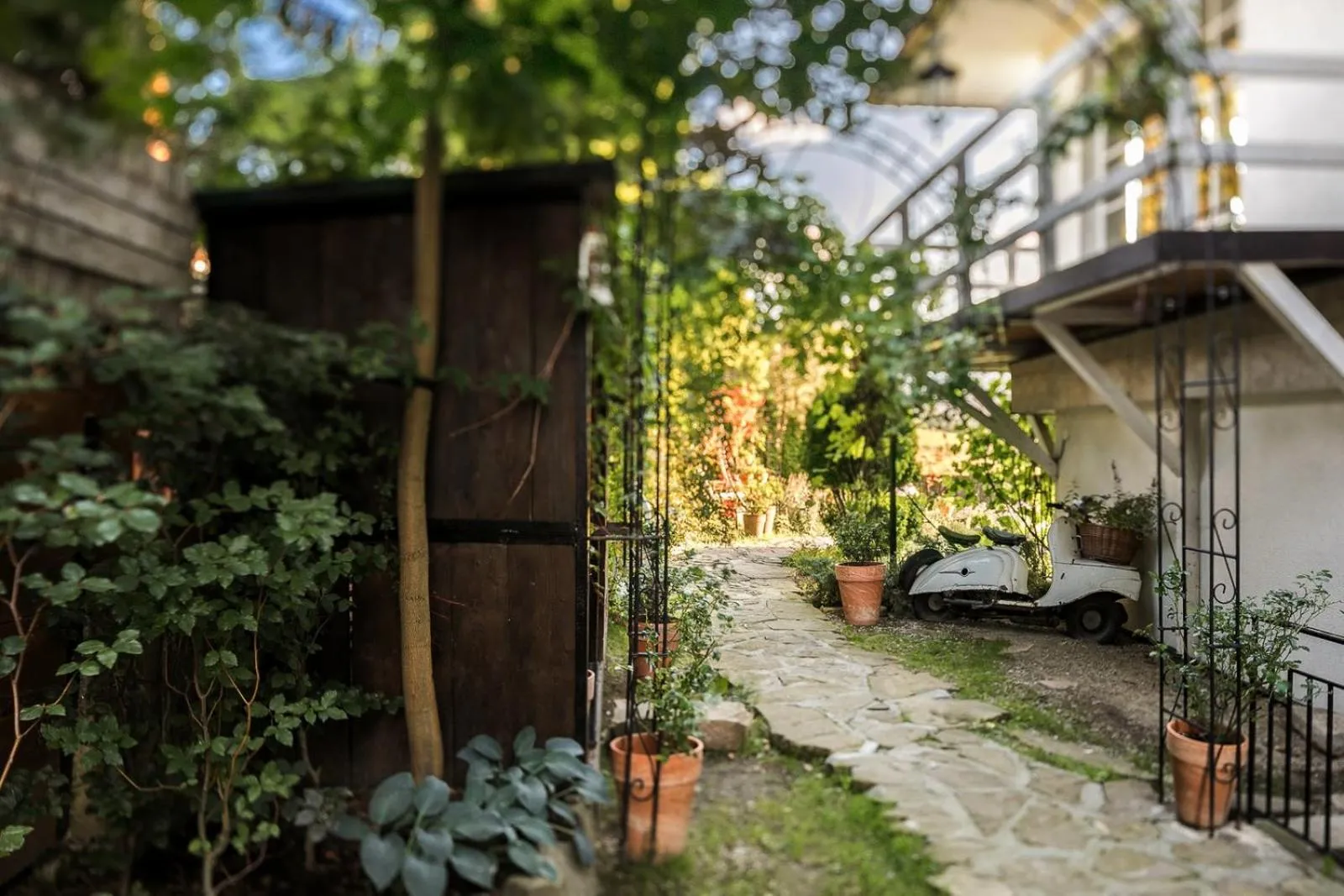 Garden in Villa Toscana Boutique