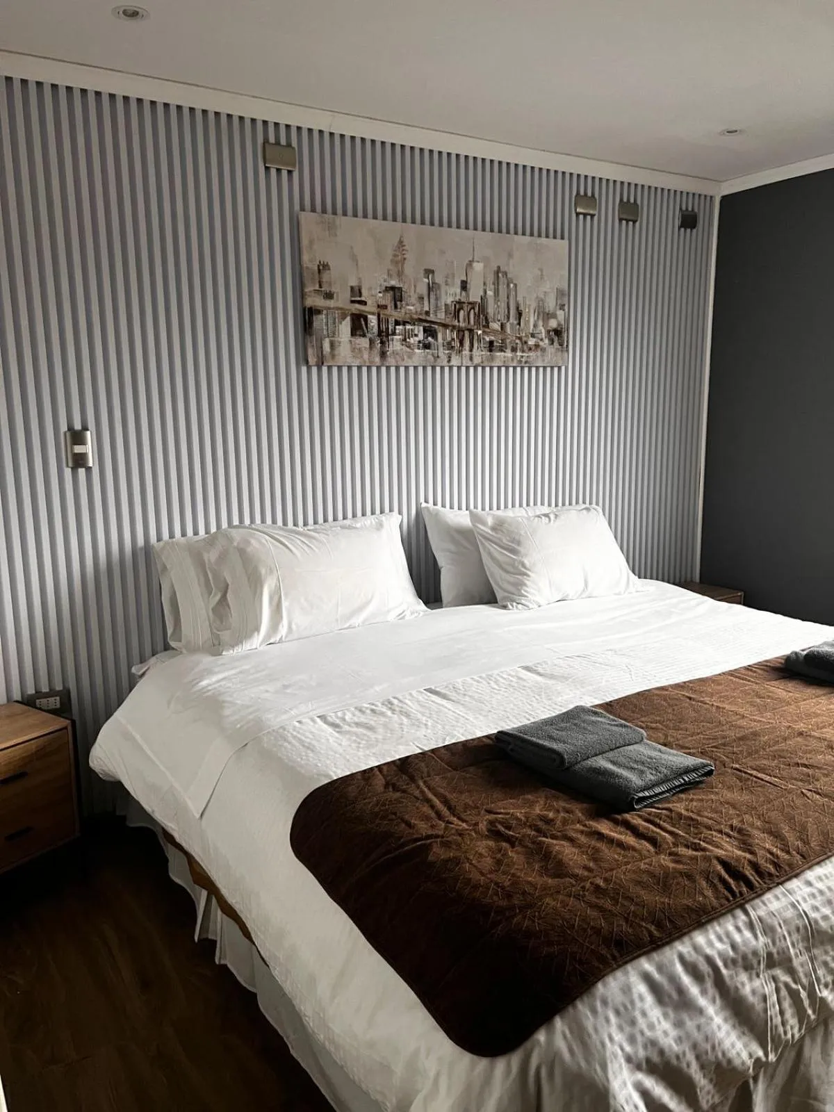 Bed in Hotel Mackenna