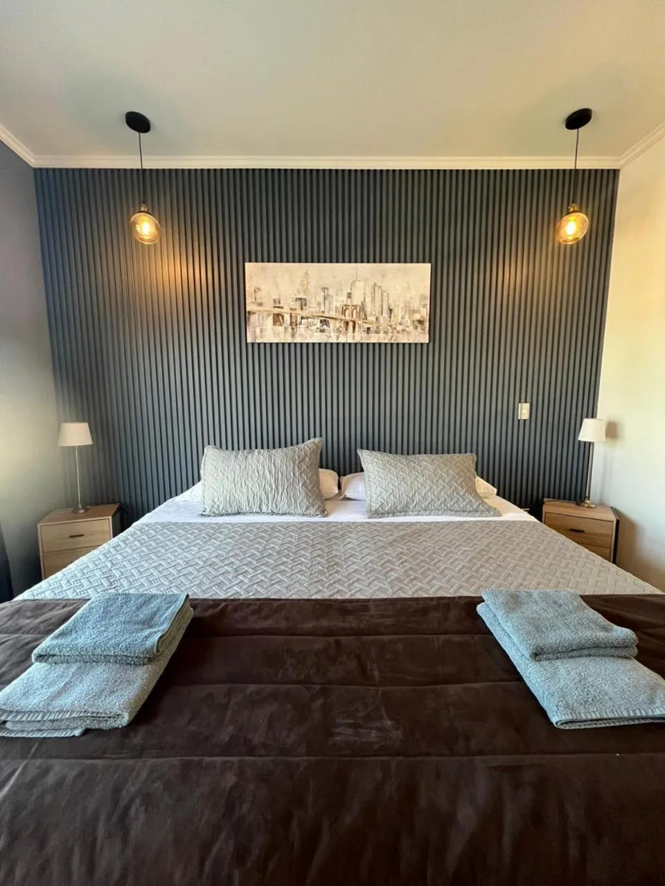 Bed in Hotel Mackenna