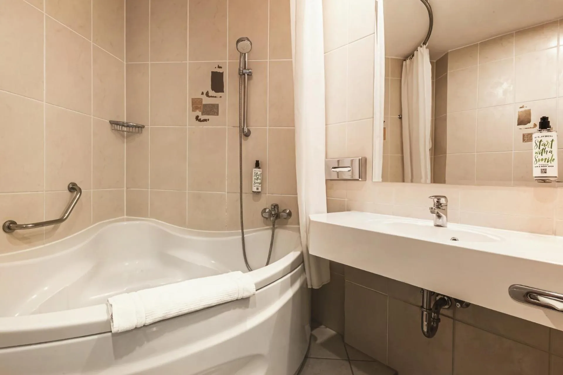 Bathroom in Qubus Hotel Gorzów Wielkopolski