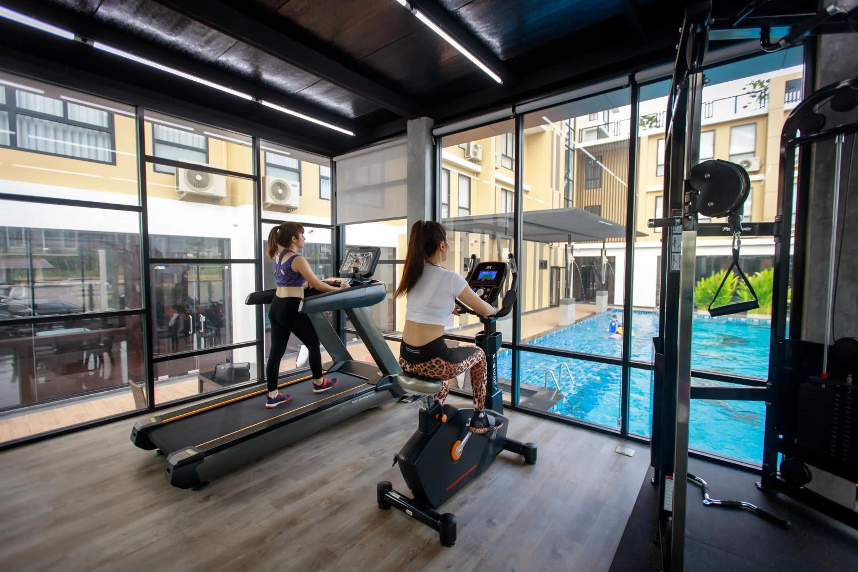 Fitness centre/facilities in Siri Hotel Lumphun