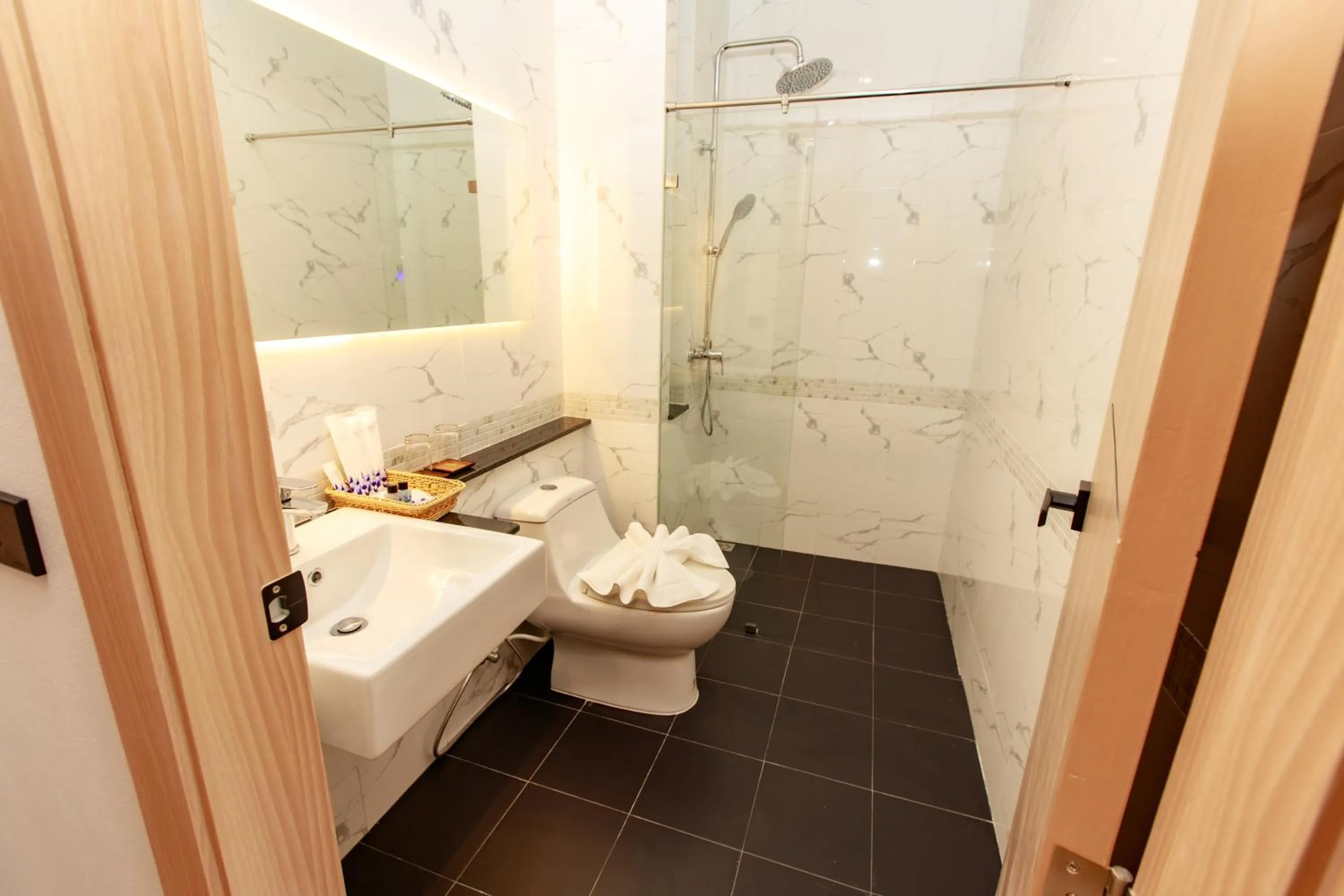 Bathroom in Siri Hotel Lumphun