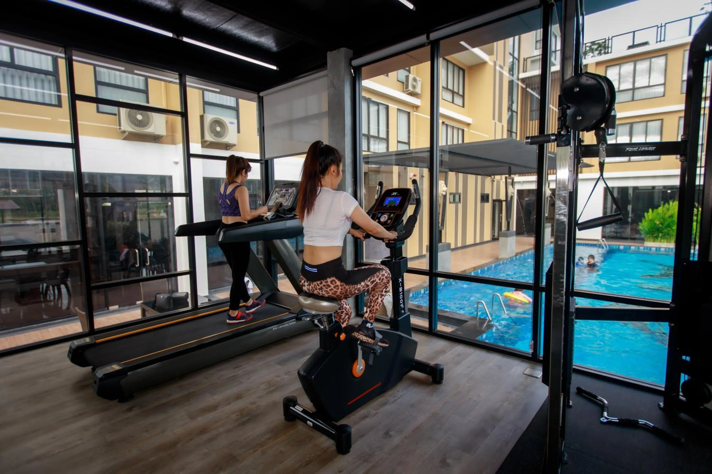 Fitness centre/facilities in Siri Hotel Lumphun