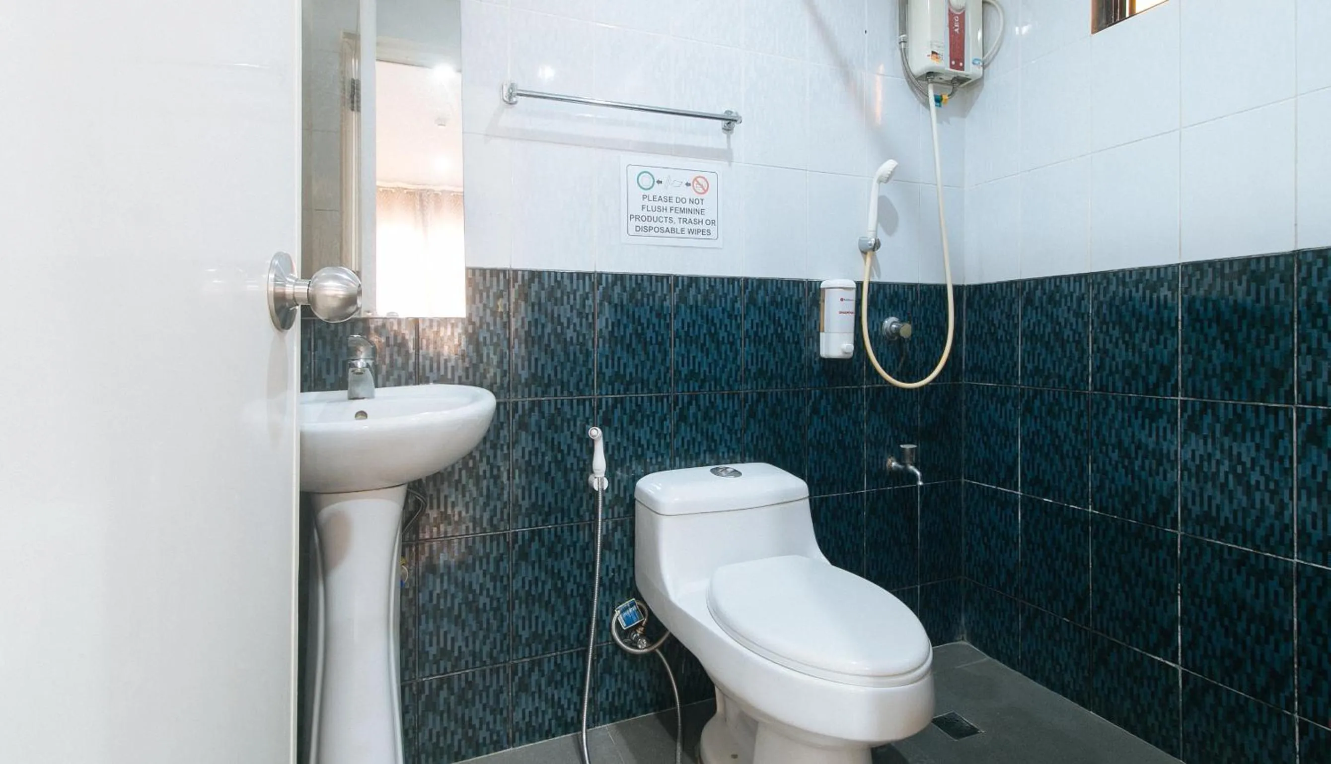 Shower in 153 Silverio Suites Betterliving Paranaque