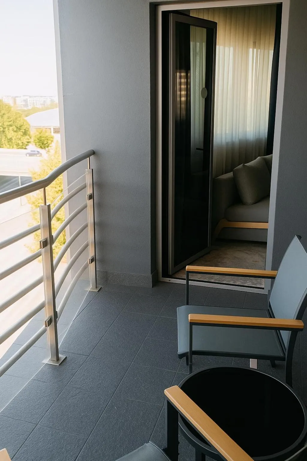 Balcony/Terrace in Qubus Hotel Kraków