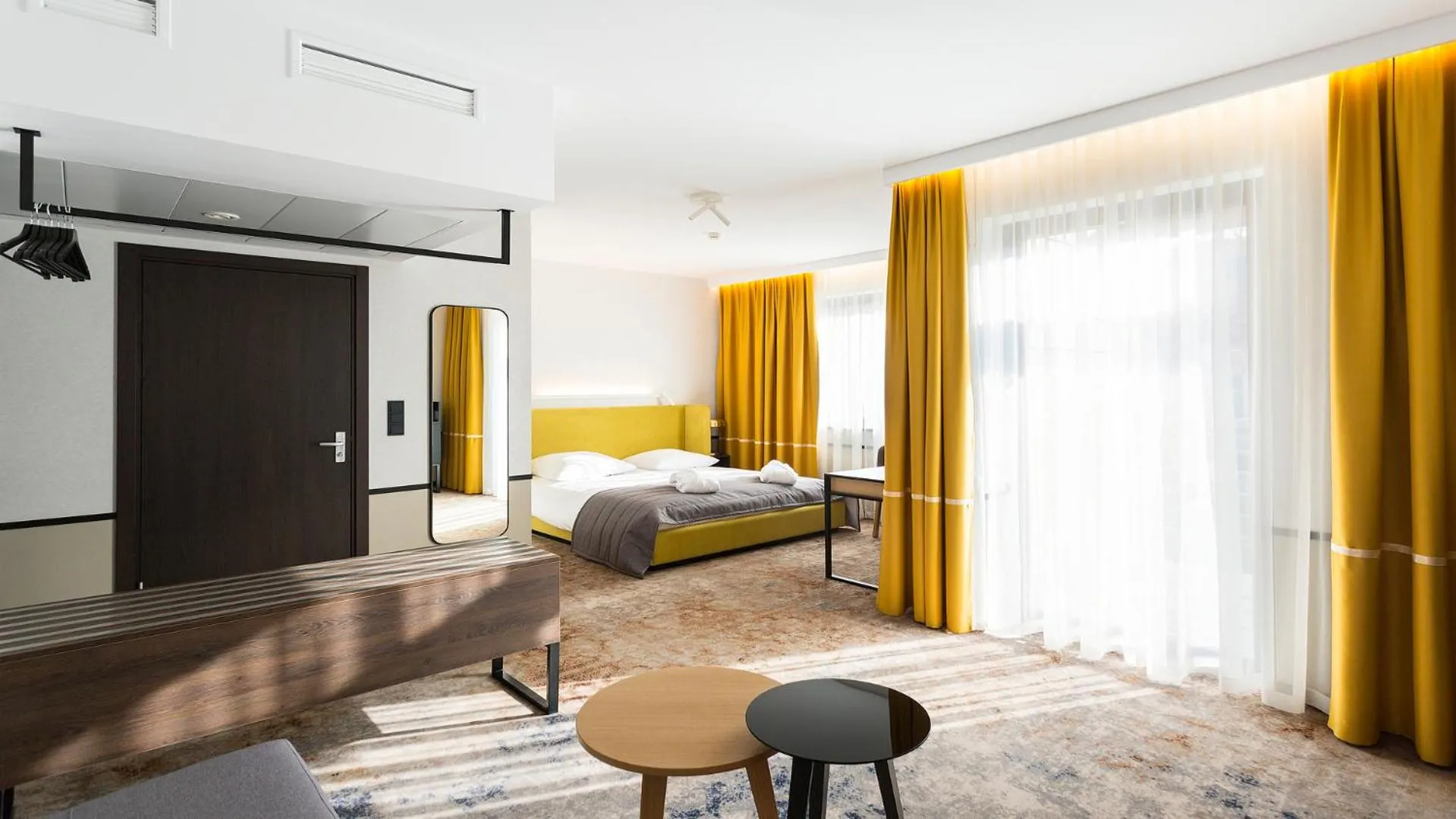 Bed in Qubus Hotel Kraków