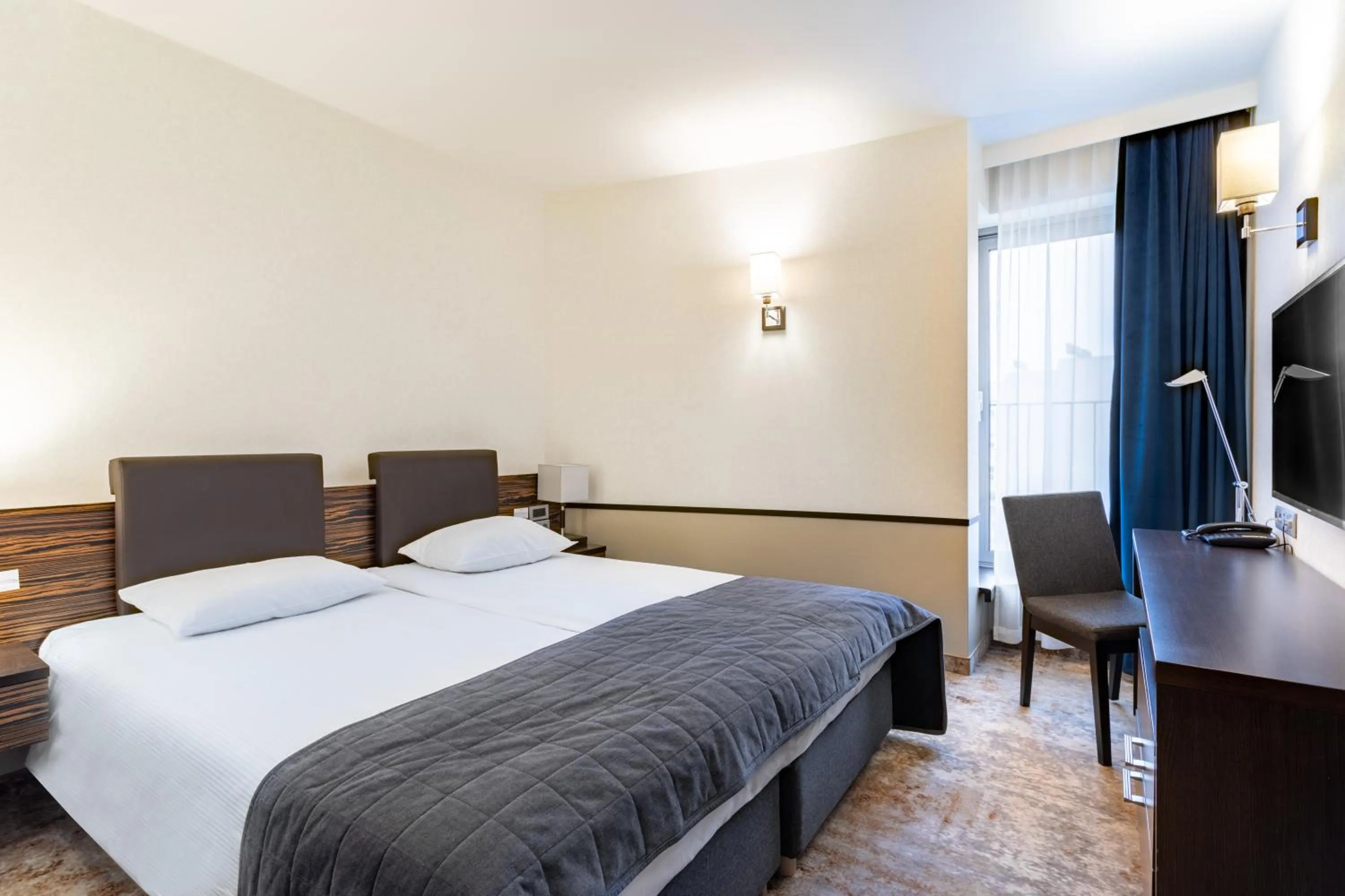 Bed in Qubus Hotel Kielce