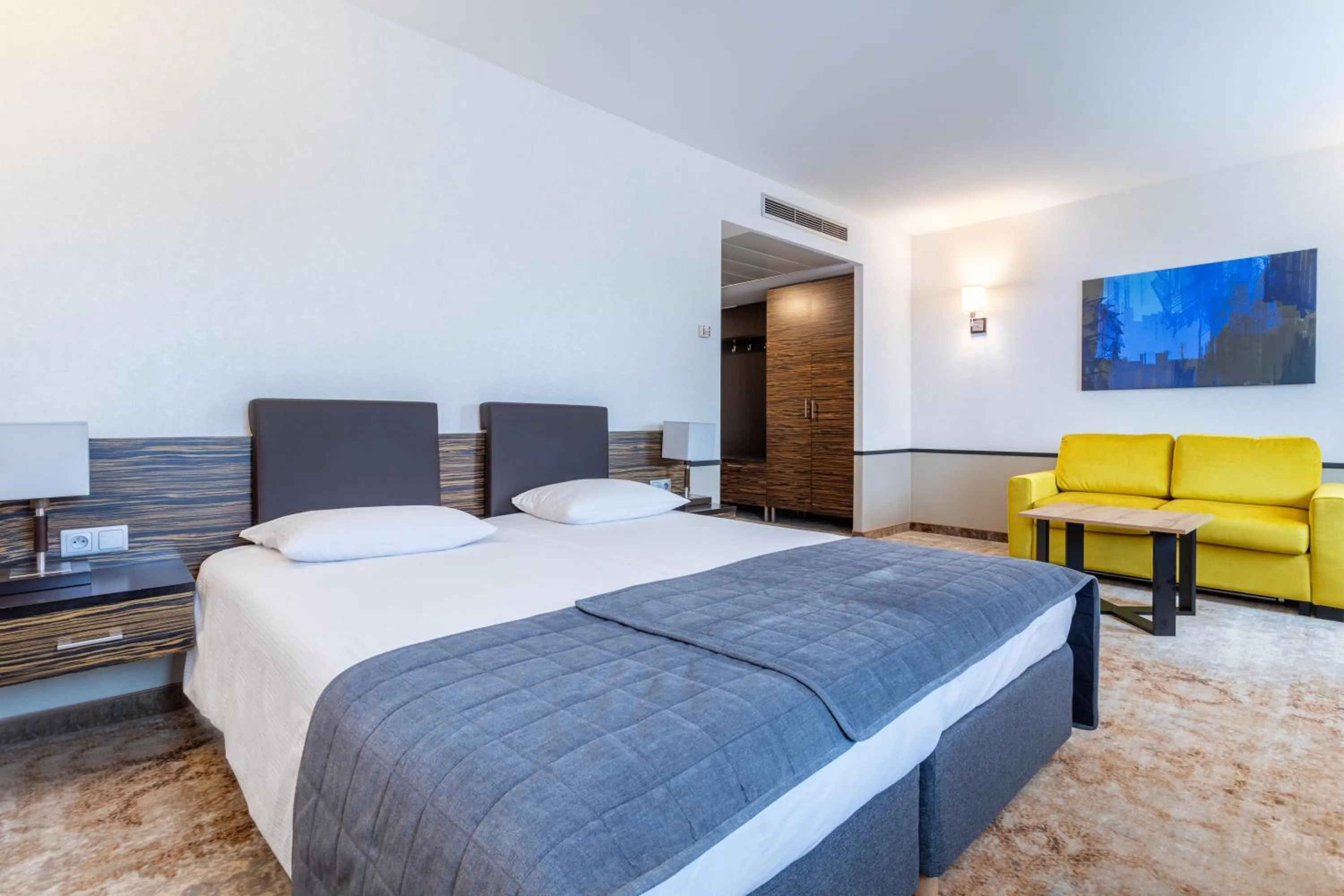 Bed in Qubus Hotel Kielce