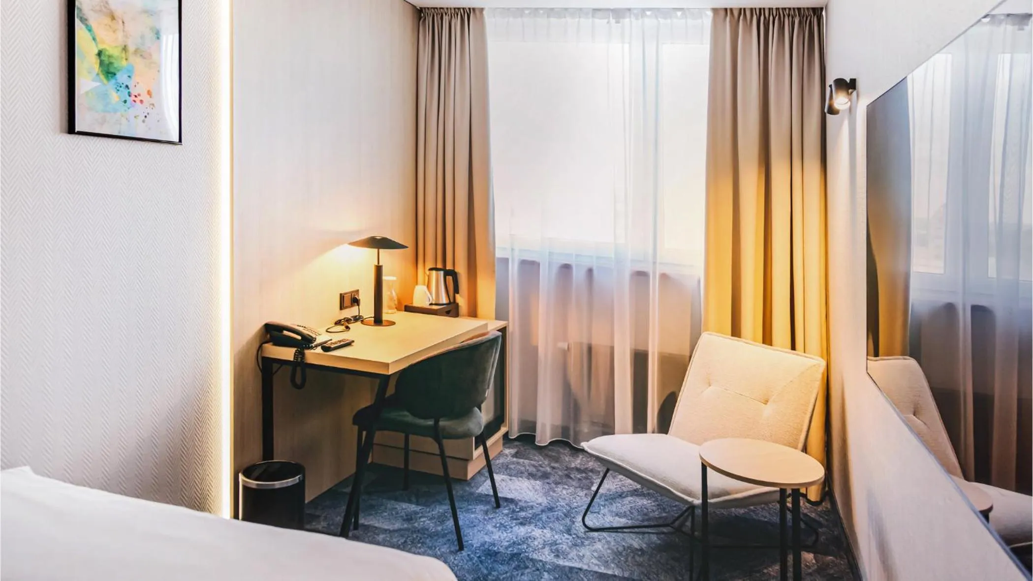 Photo of the whole room, Bed in Qubus Hotel Legnica