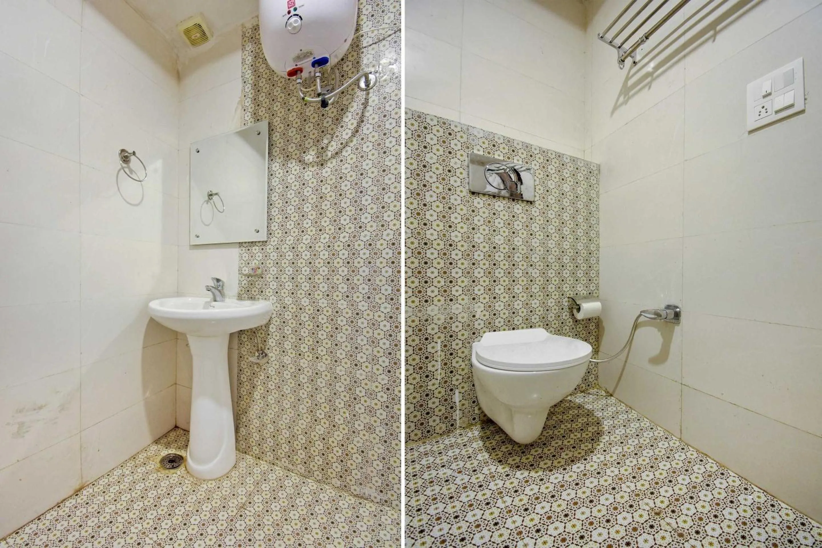 Bathroom in Hotel O Food Plaza