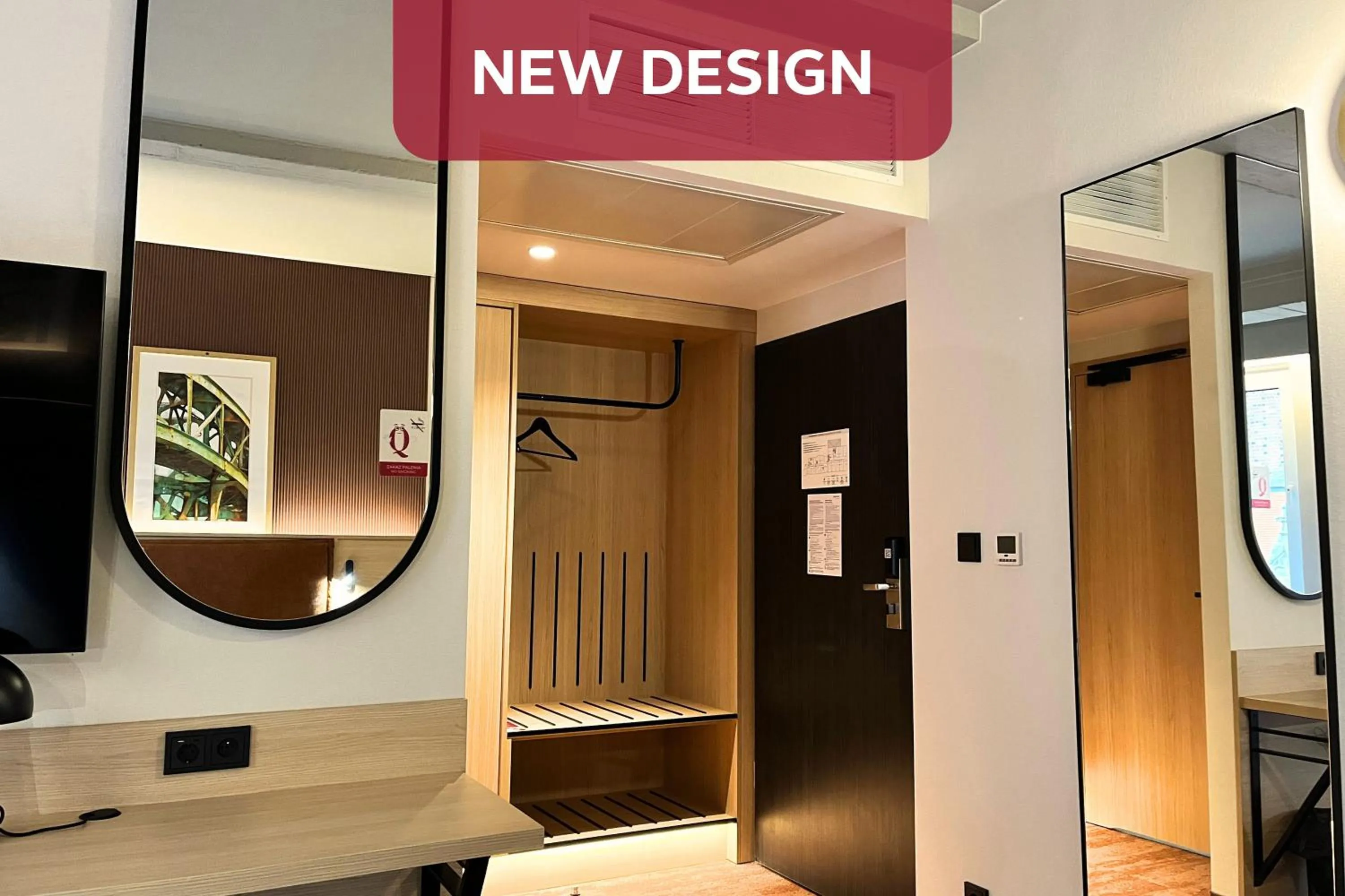 wardrobe in Qubus Hotel Wrocław