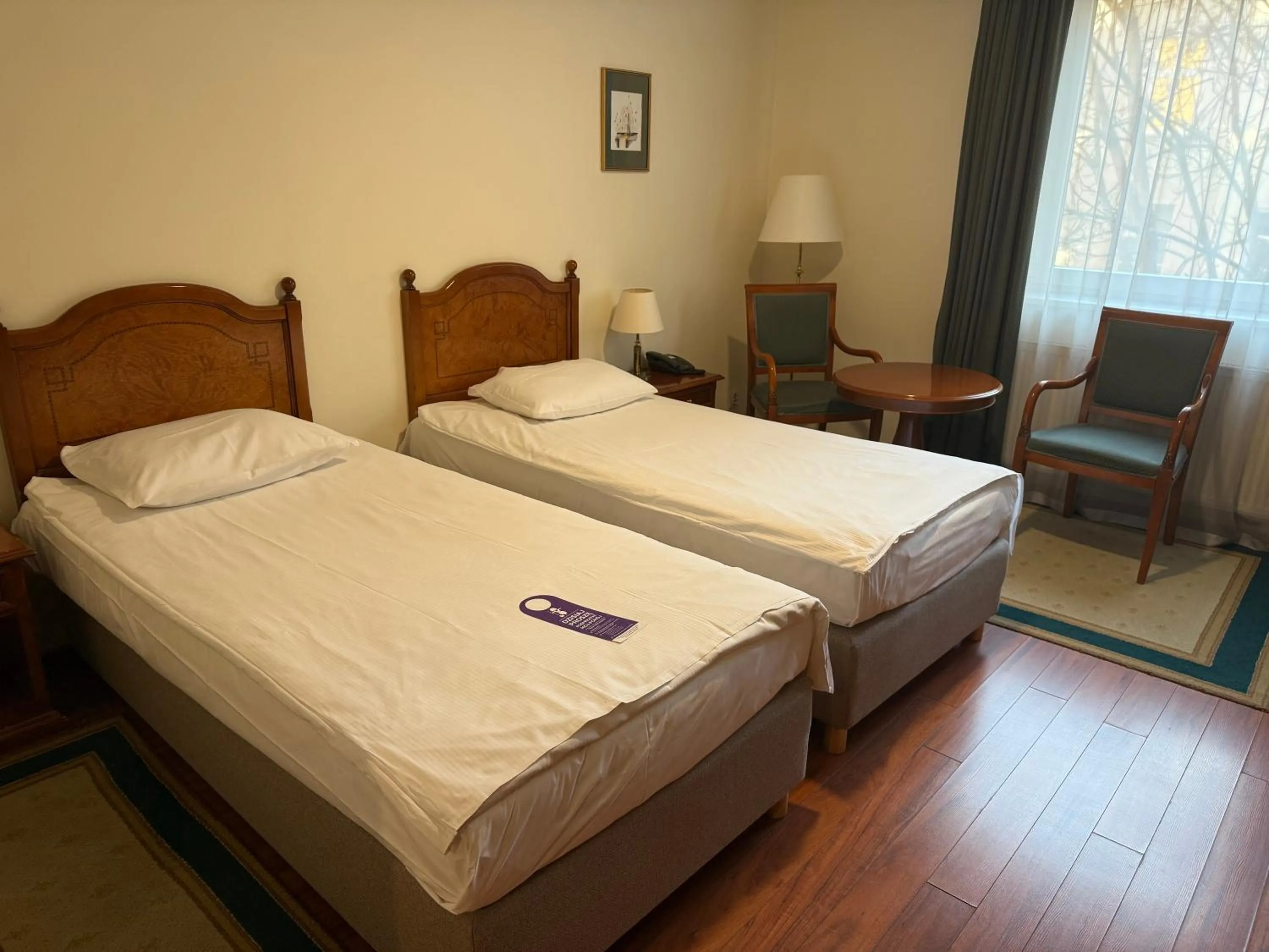 Bed in Qubus Hotel Wrocław