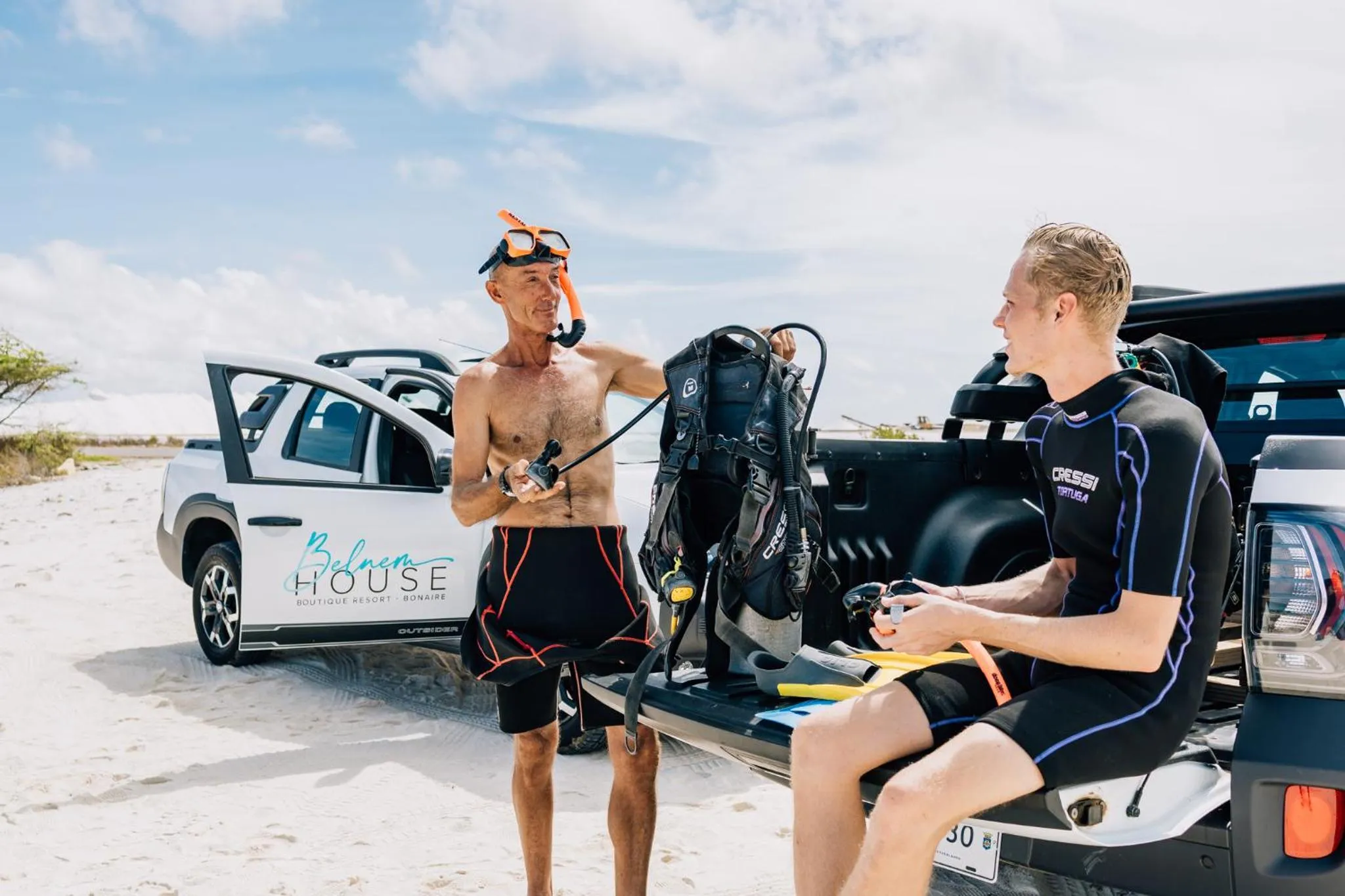 Snorkeling in Belnem House Bonaire