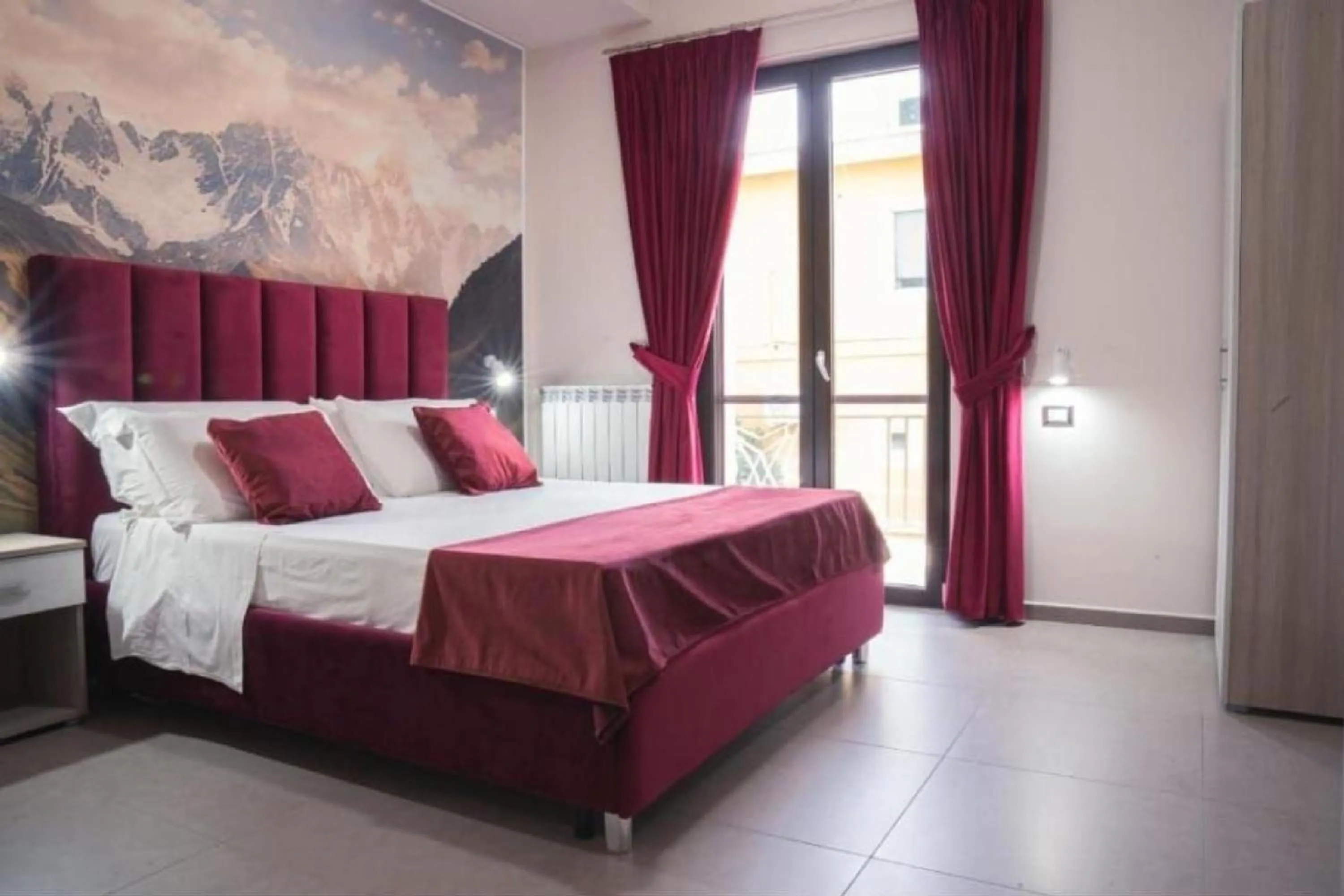 Bedroom, Bed in Villa Porpora