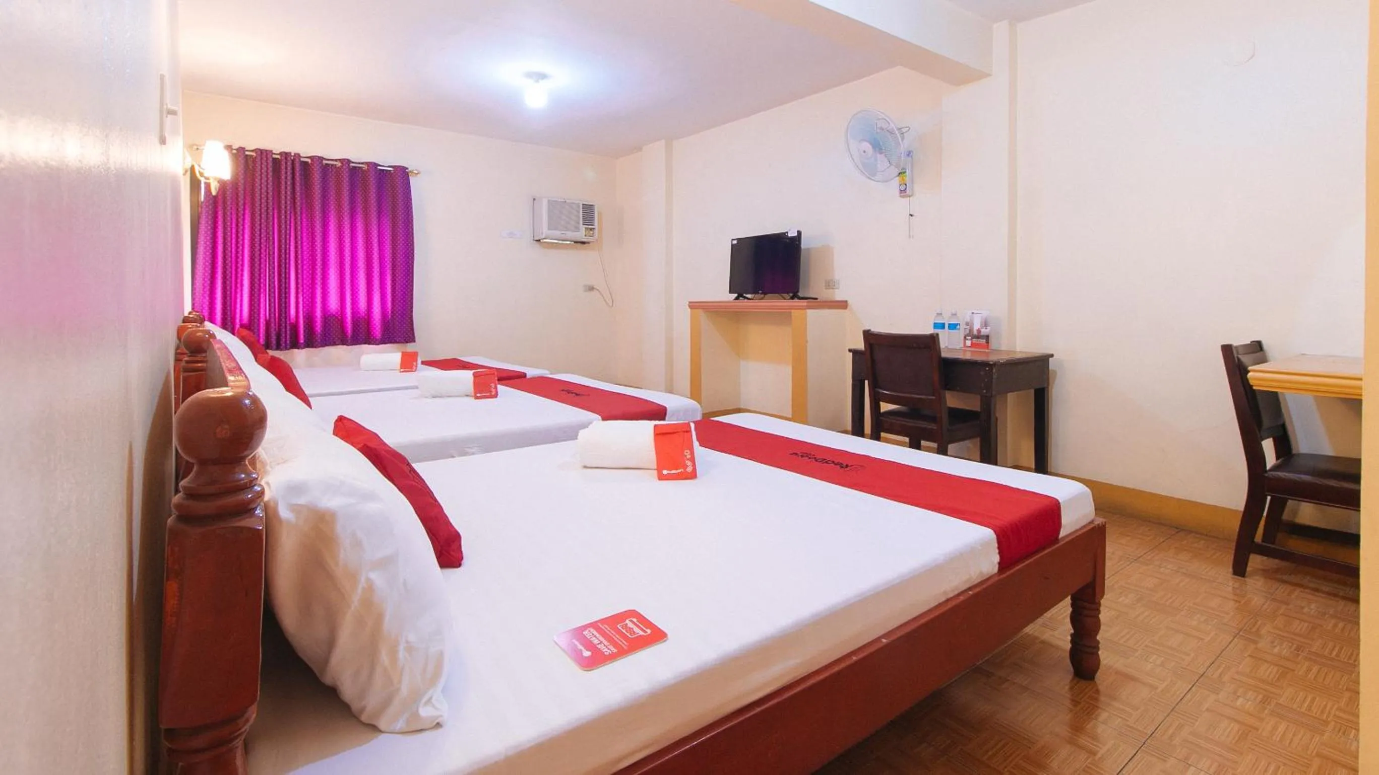 Bed in RedDoorz @ Golden Victory Hotel Mabalacat Pampanga