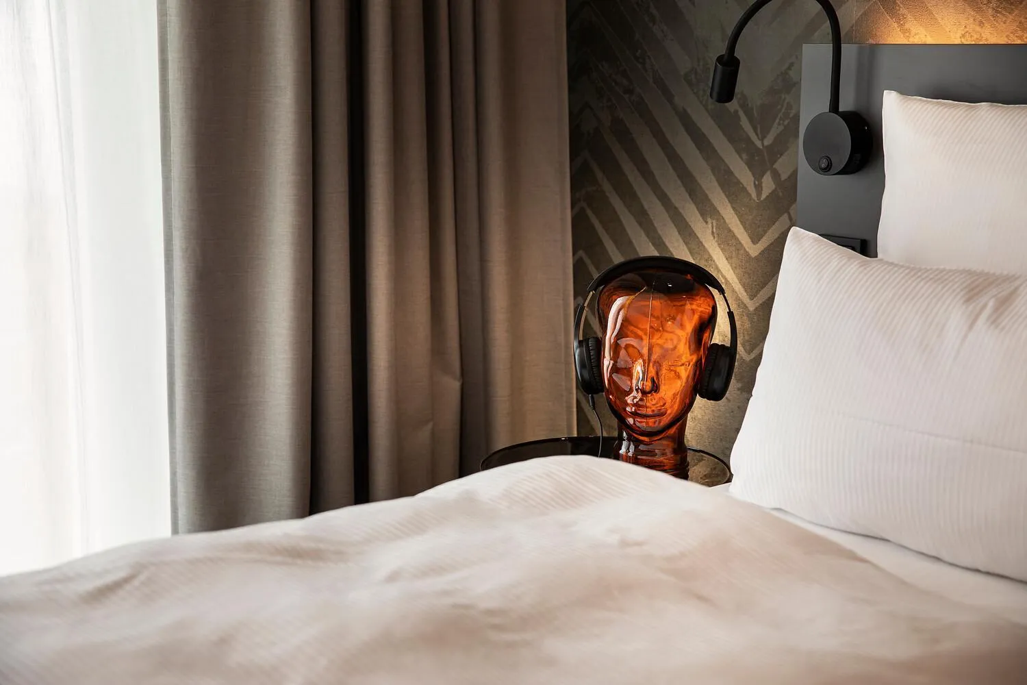 Bed in LOGINN Hotel Berlin Airport