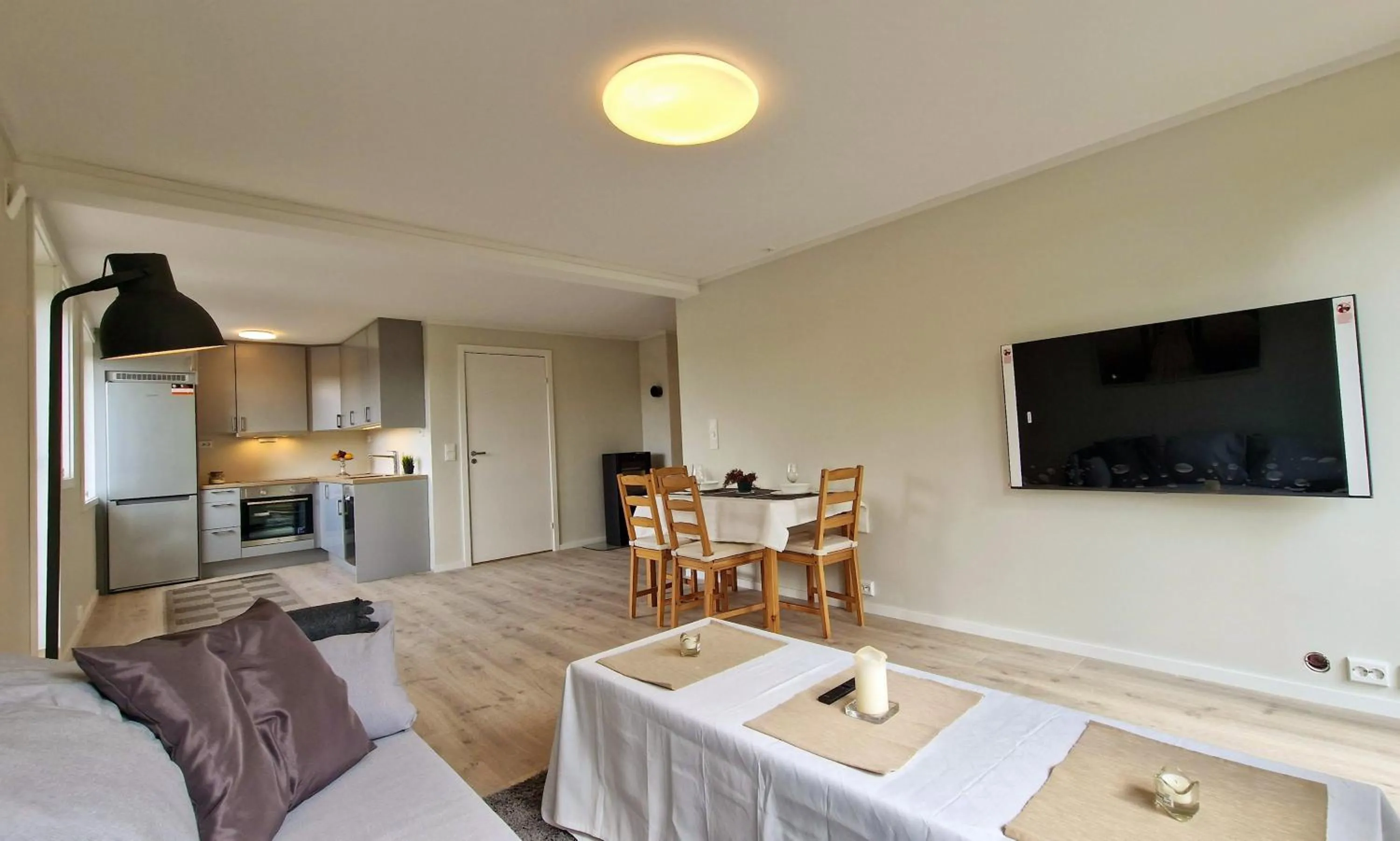 Kitchen or kitchenette in Haugetuft Apartments