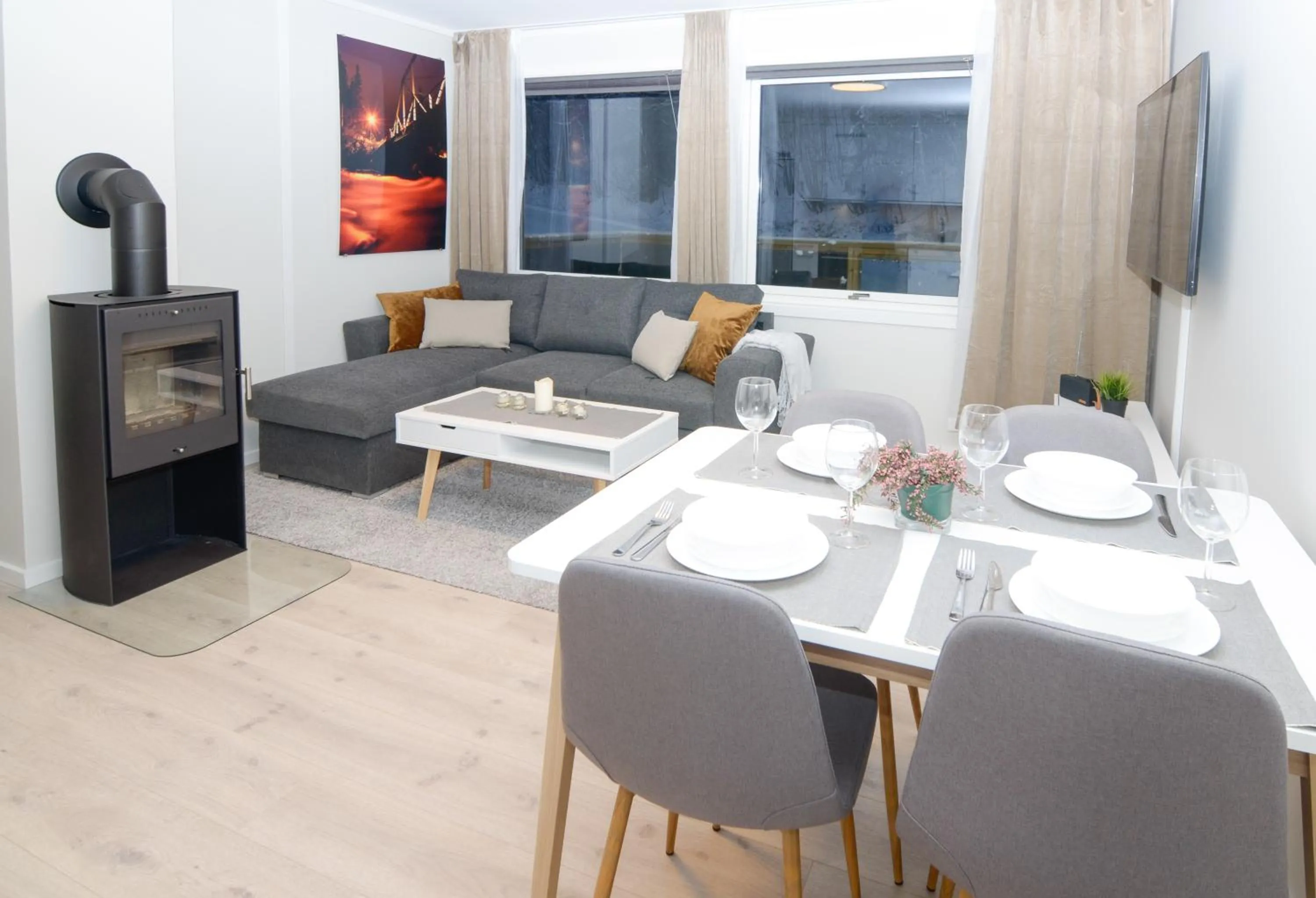 TV and multimedia in Haugetuft Apartments