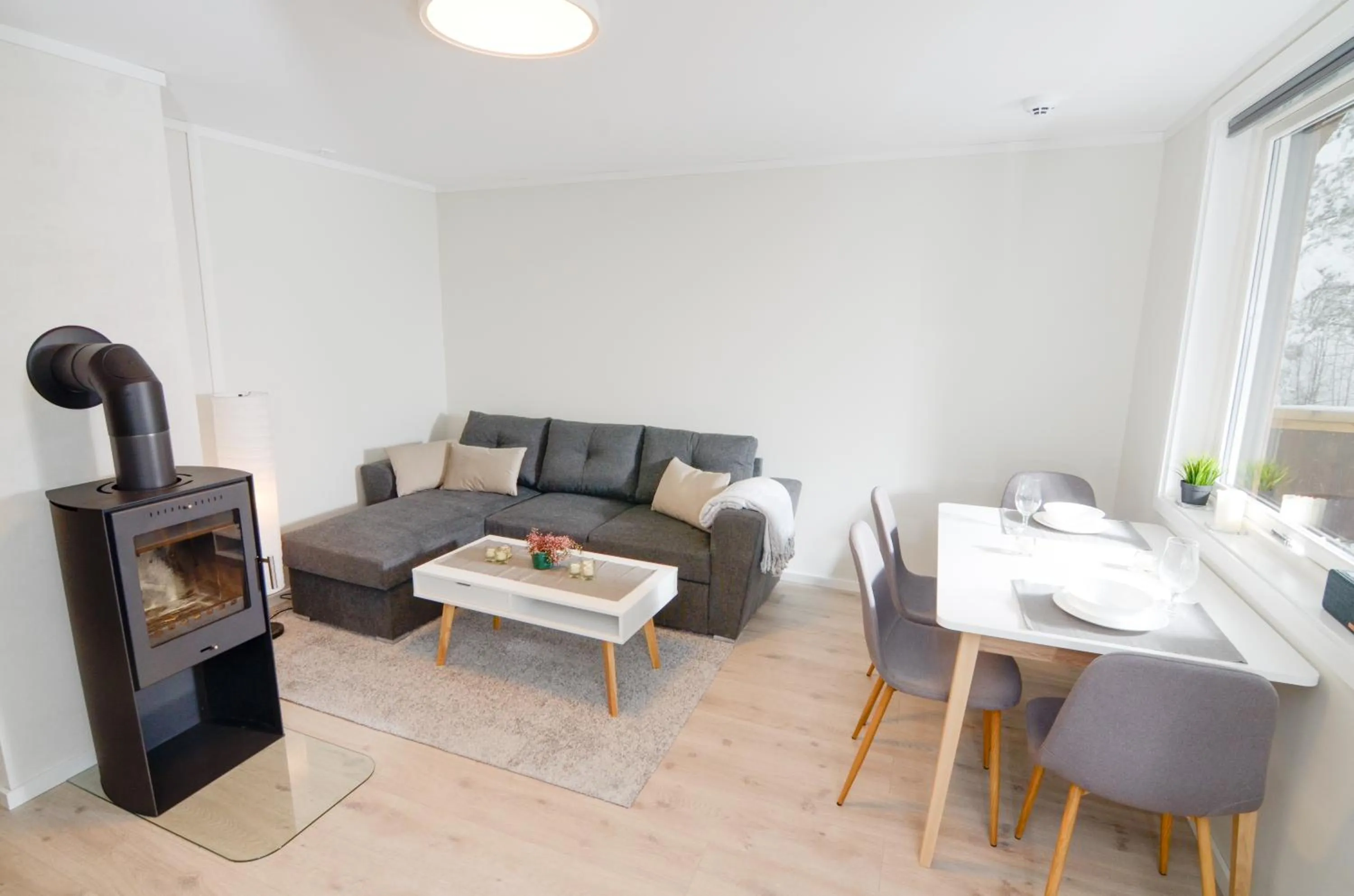 Living room in Haugetuft Apartments