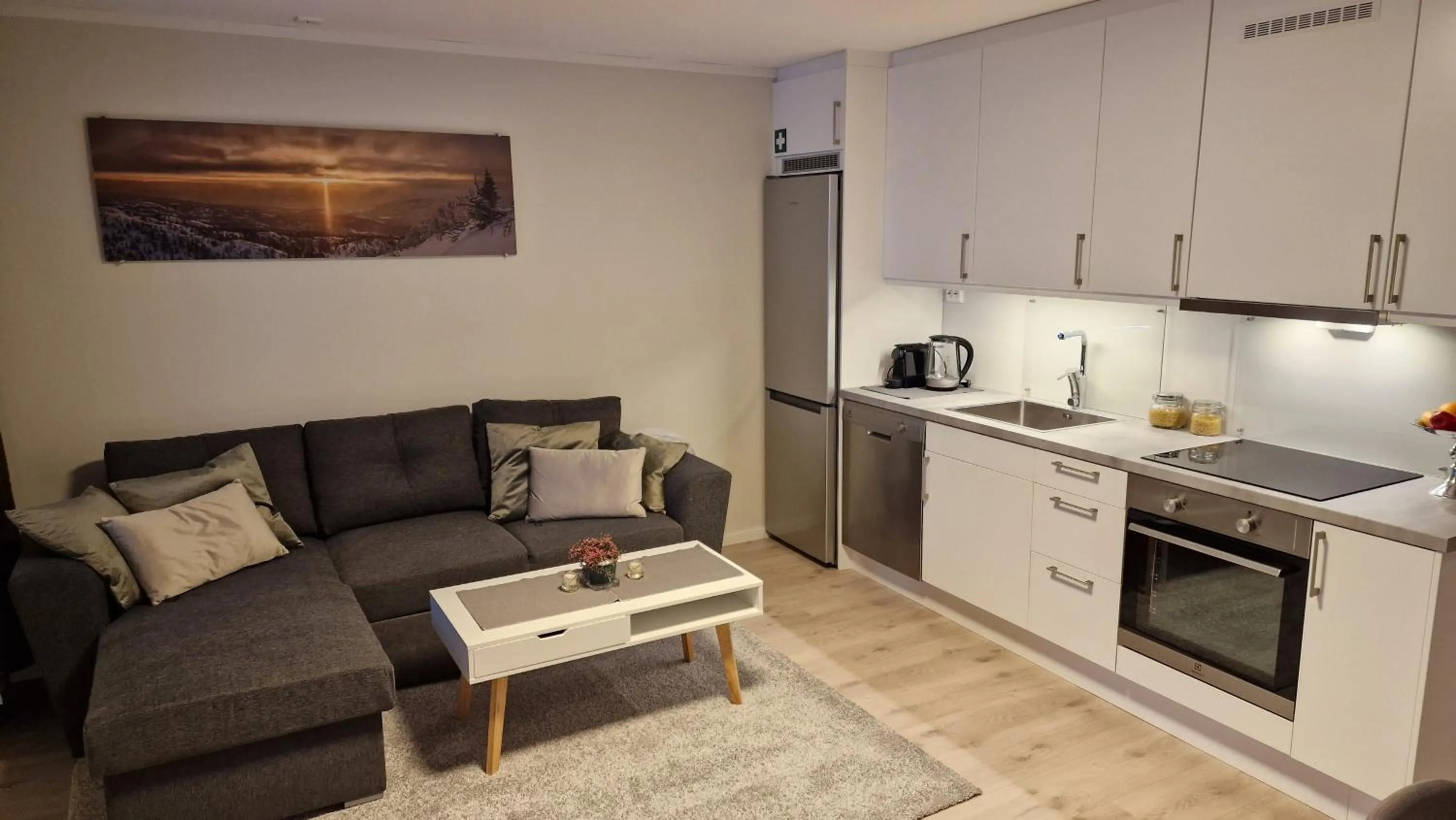 Coffee/tea facilities in Haugetuft Apartments