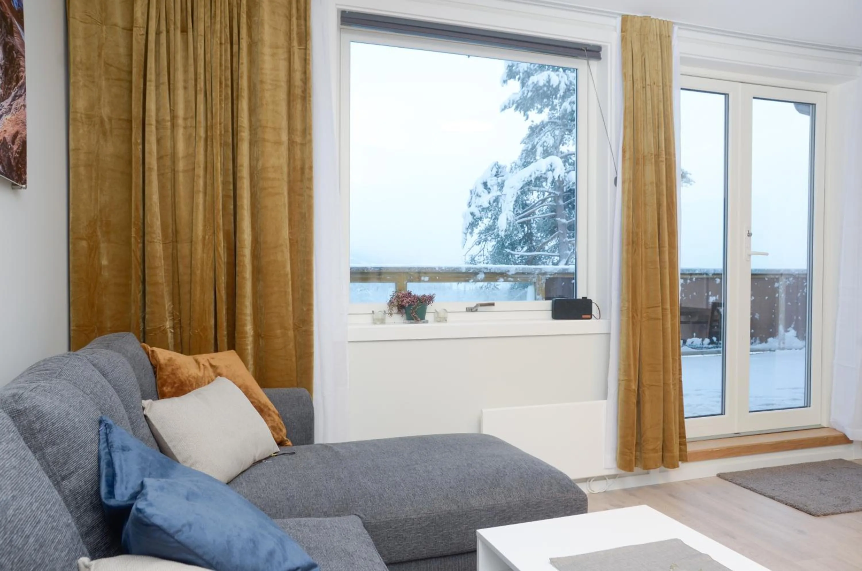 Living room in Haugetuft Apartments