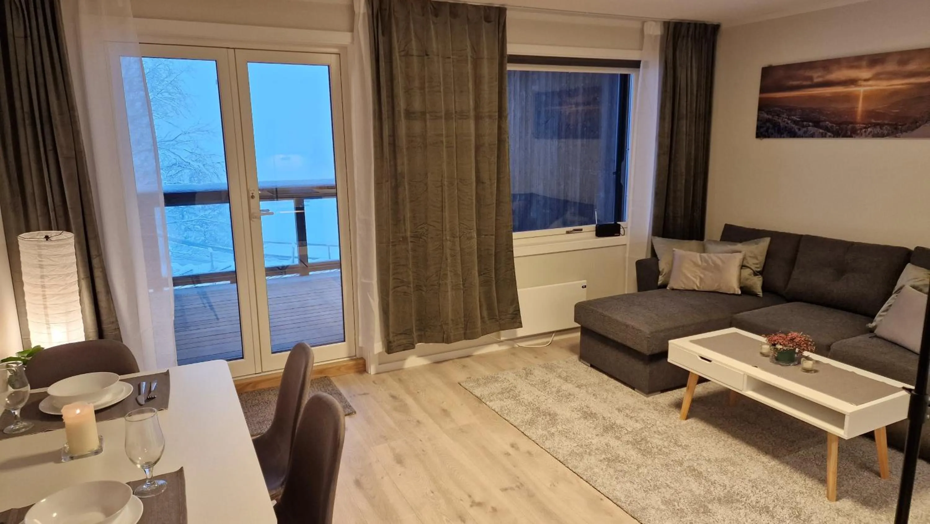 Living room in Haugetuft Apartments