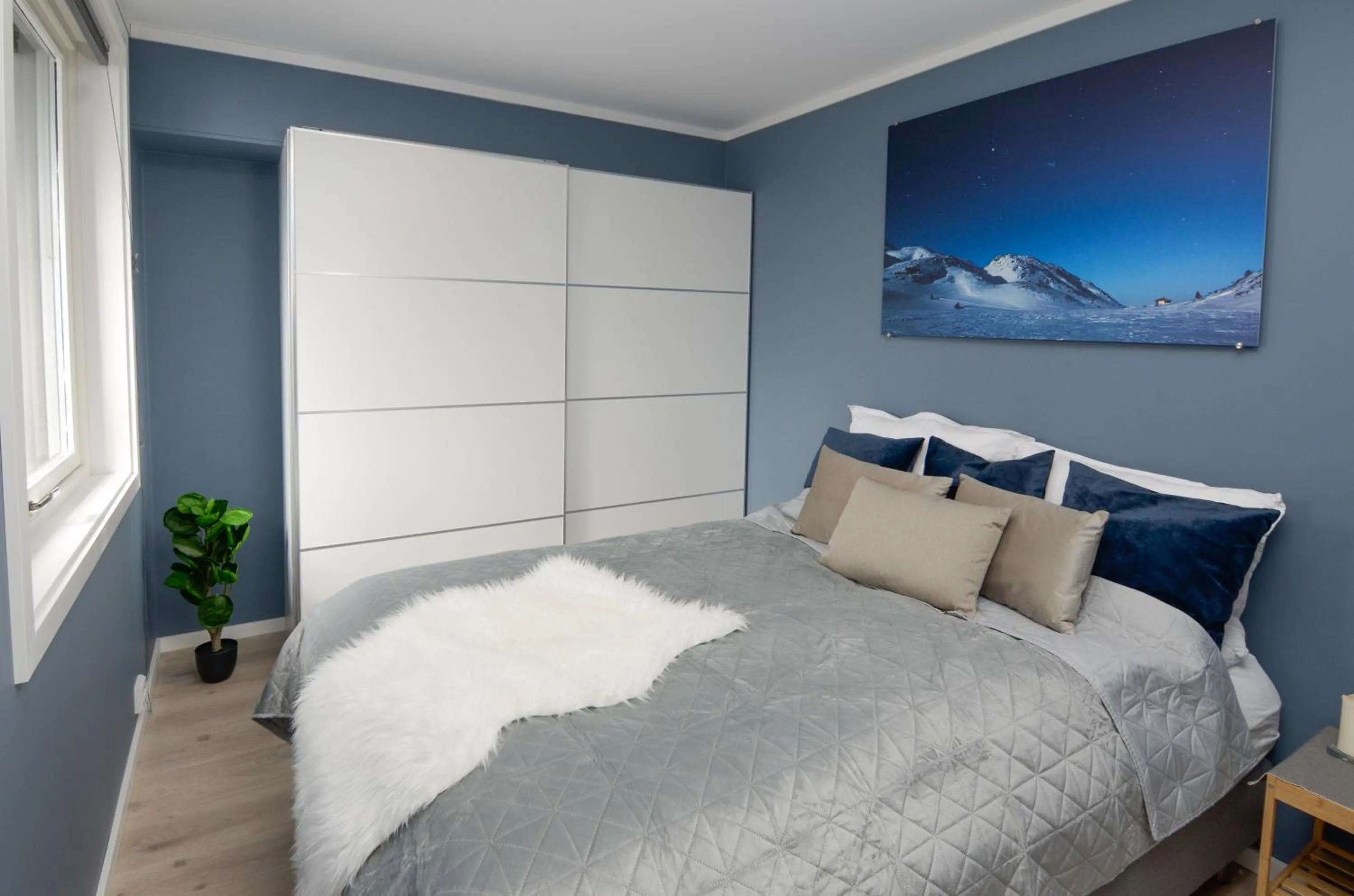 Bed in Haugetuft Apartments