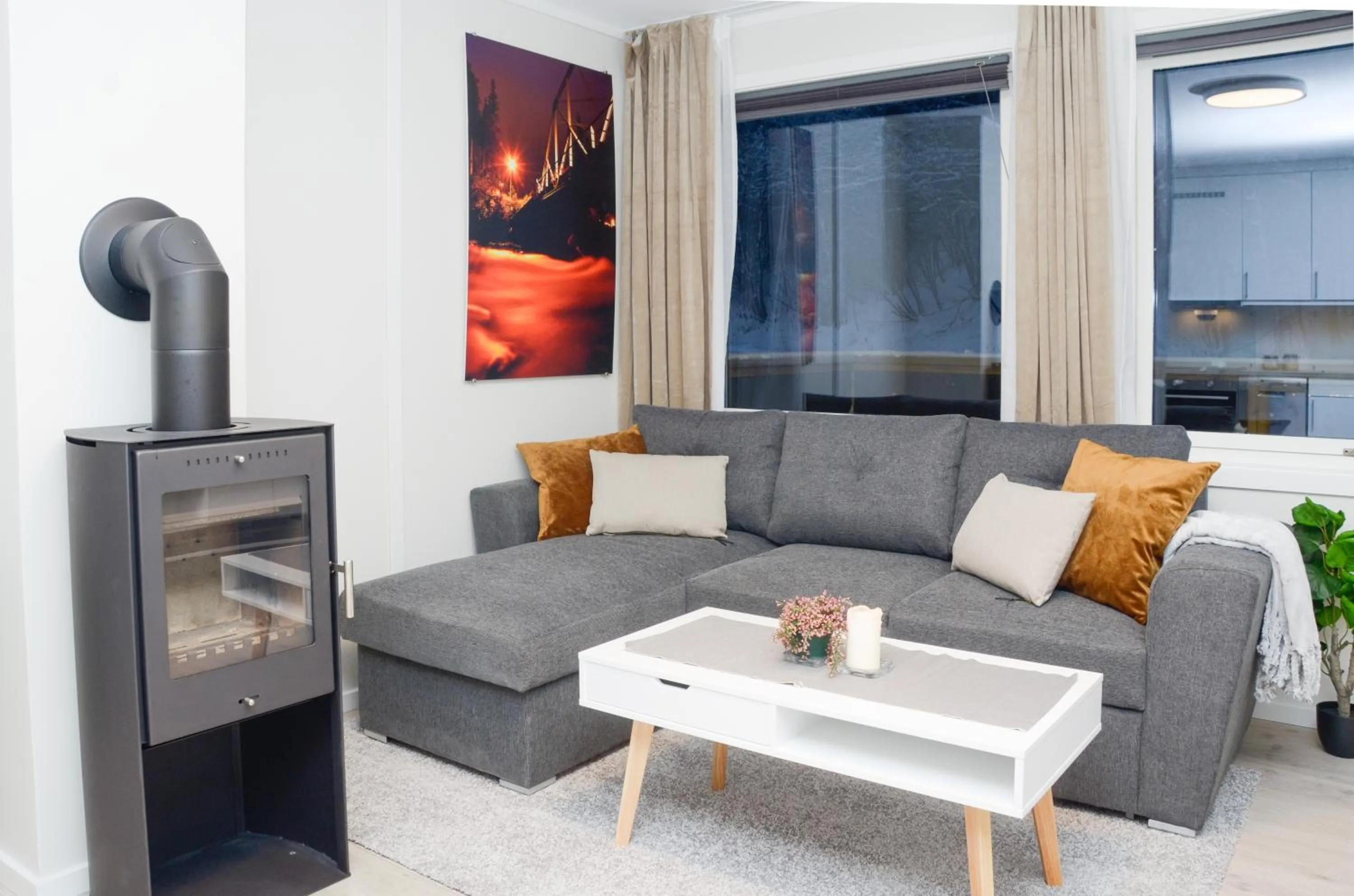 Living room in Haugetuft Apartments