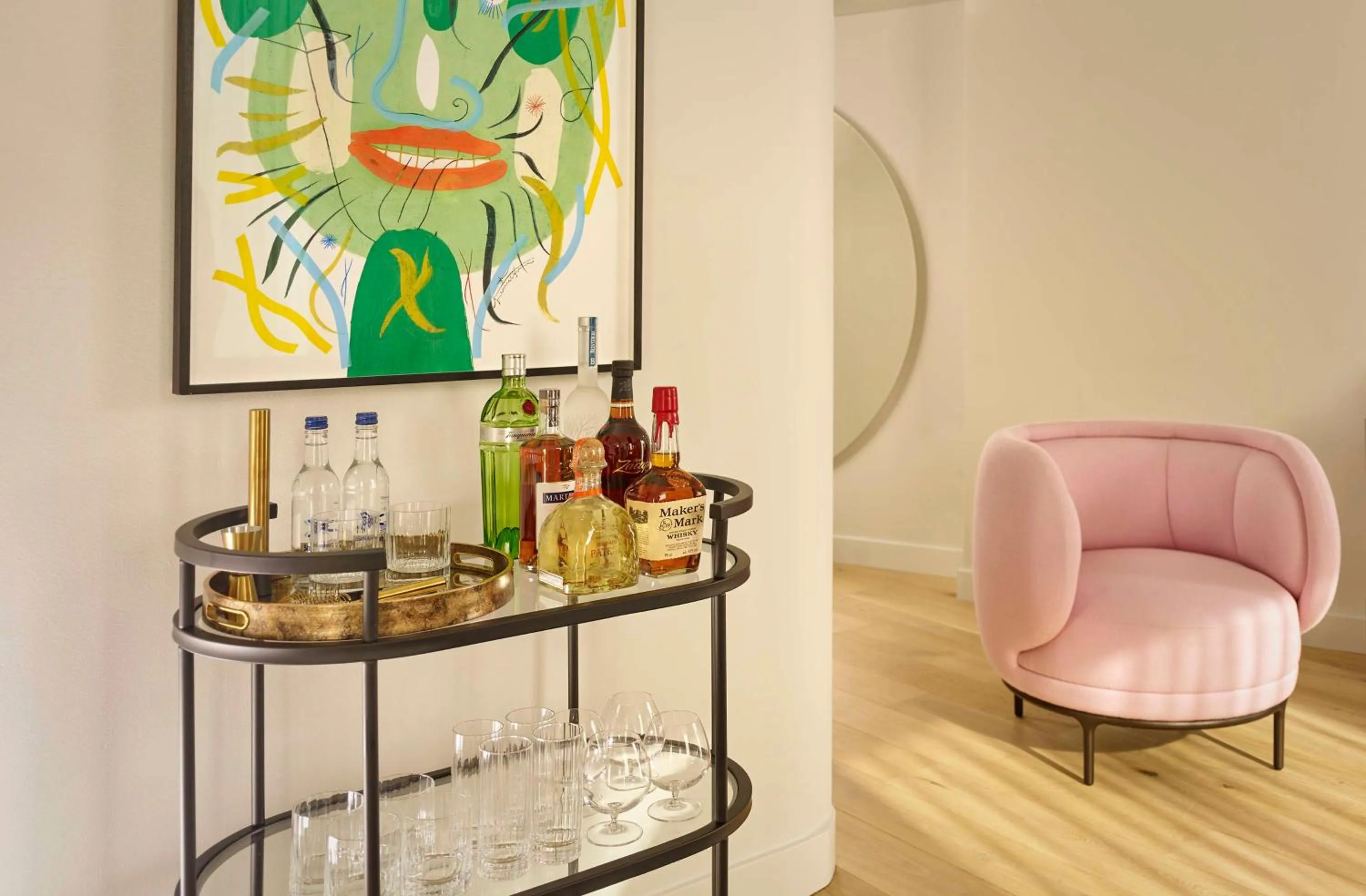 Photo of the whole room in art'otel London Battersea Power Station, Powered by Radisson Hotels