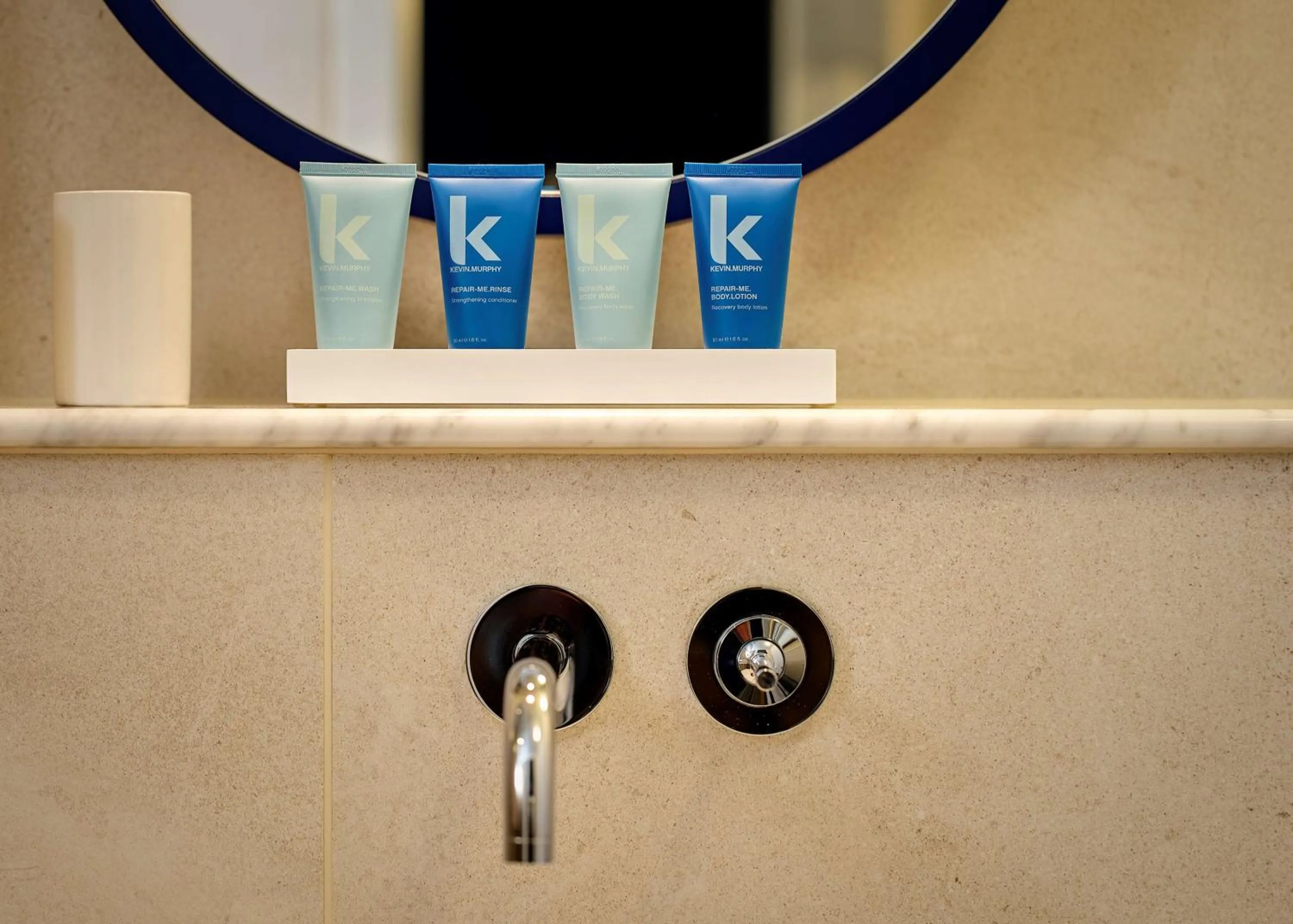 Bathroom in art'otel London Battersea Power Station, Powered by Radisson Hotels