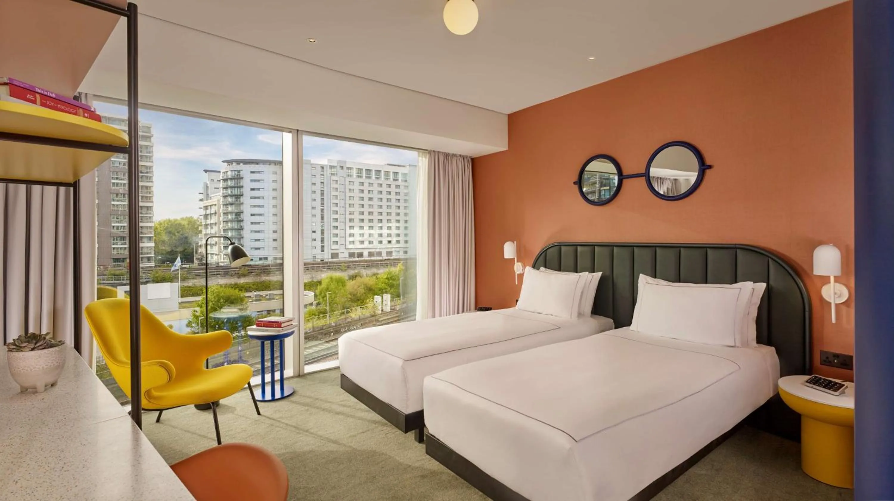 Bedroom, Bed in art'otel London Battersea Power Station, Powered by Radisson Hotels