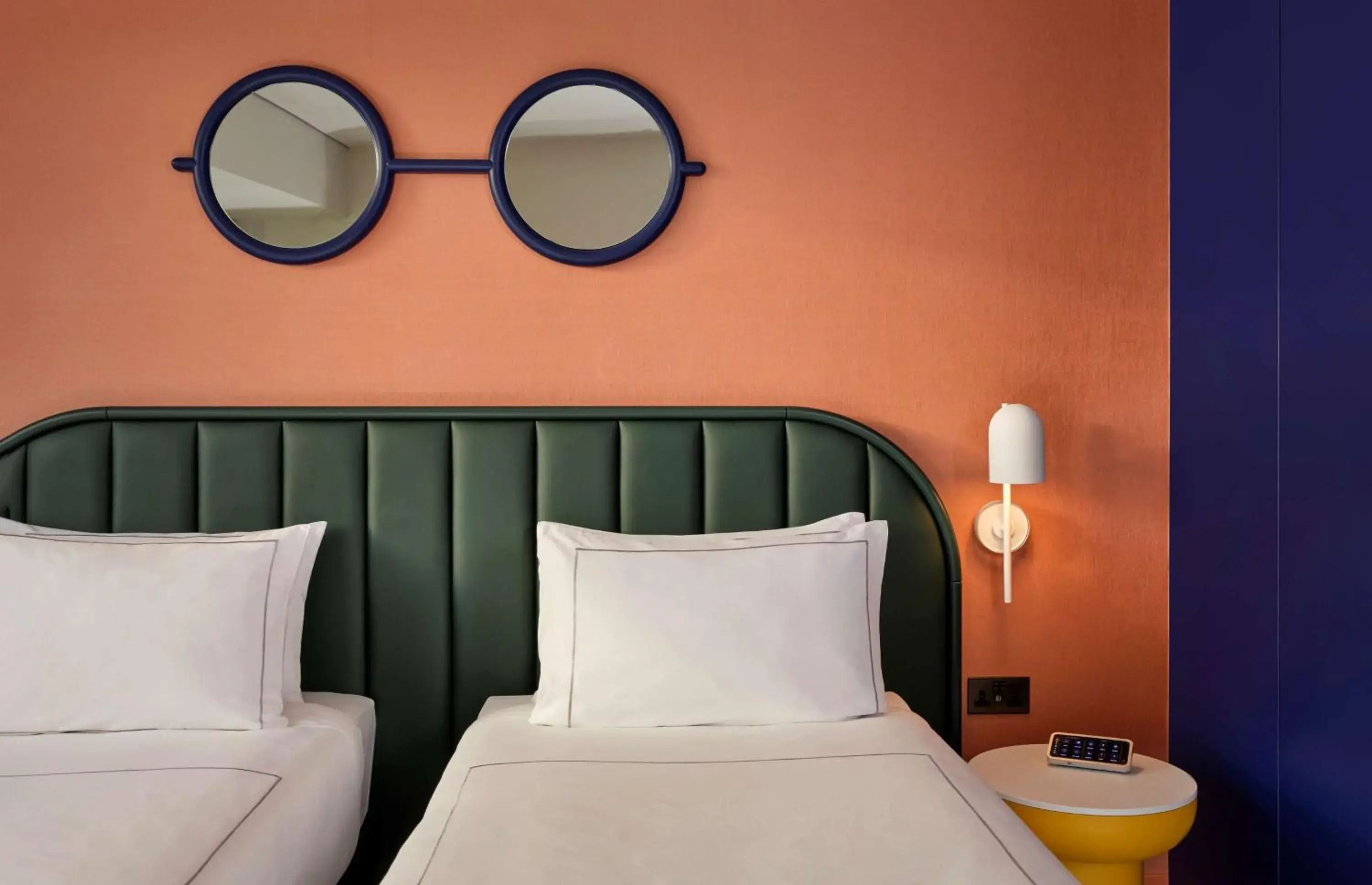 Art Room Twin in art'otel London Battersea Power Station, Powered by Radisson Hotels Art Room Twin in art'otel London Battersea Power Station, Powered by Radisson Hotels