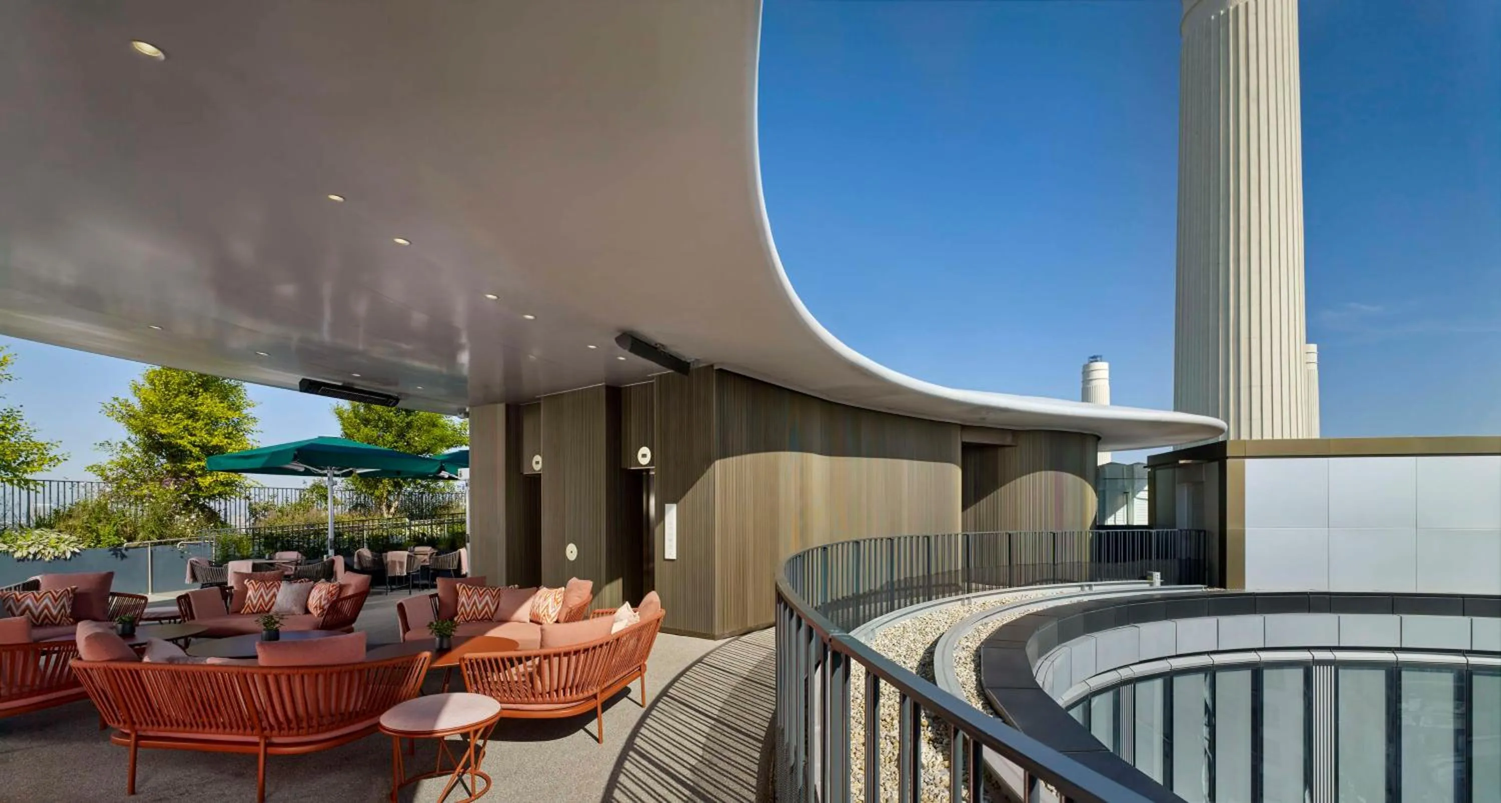 Lounge or bar in art'otel London Battersea Power Station, Powered by Radisson Hotels