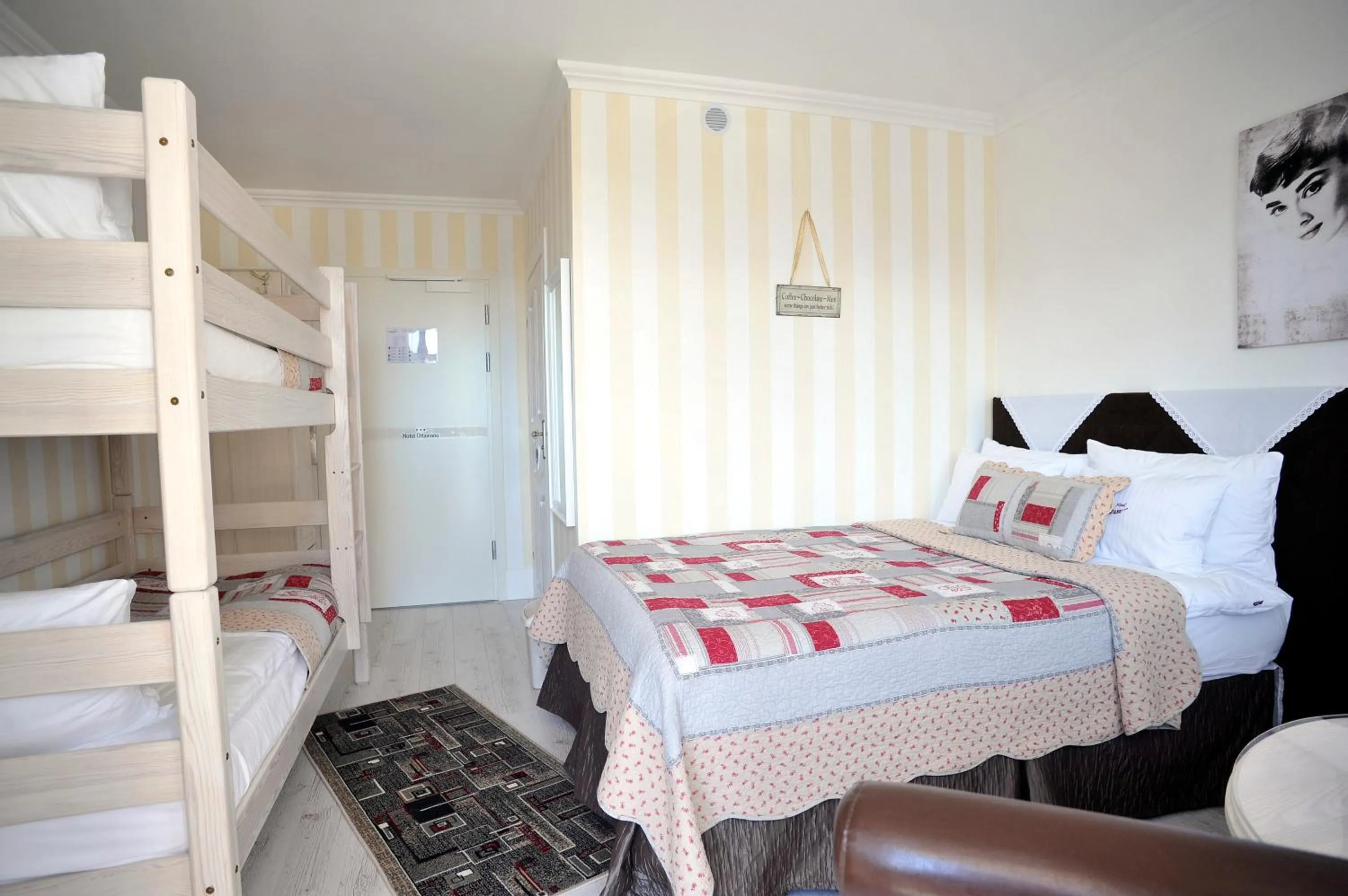 Bed in Hotel Ottaviano