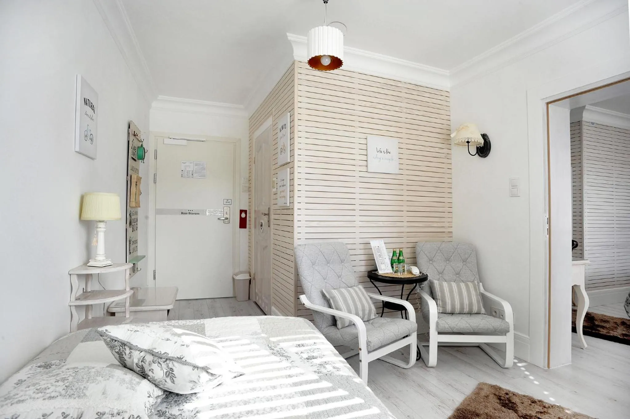 Bed in Hotel Ottaviano