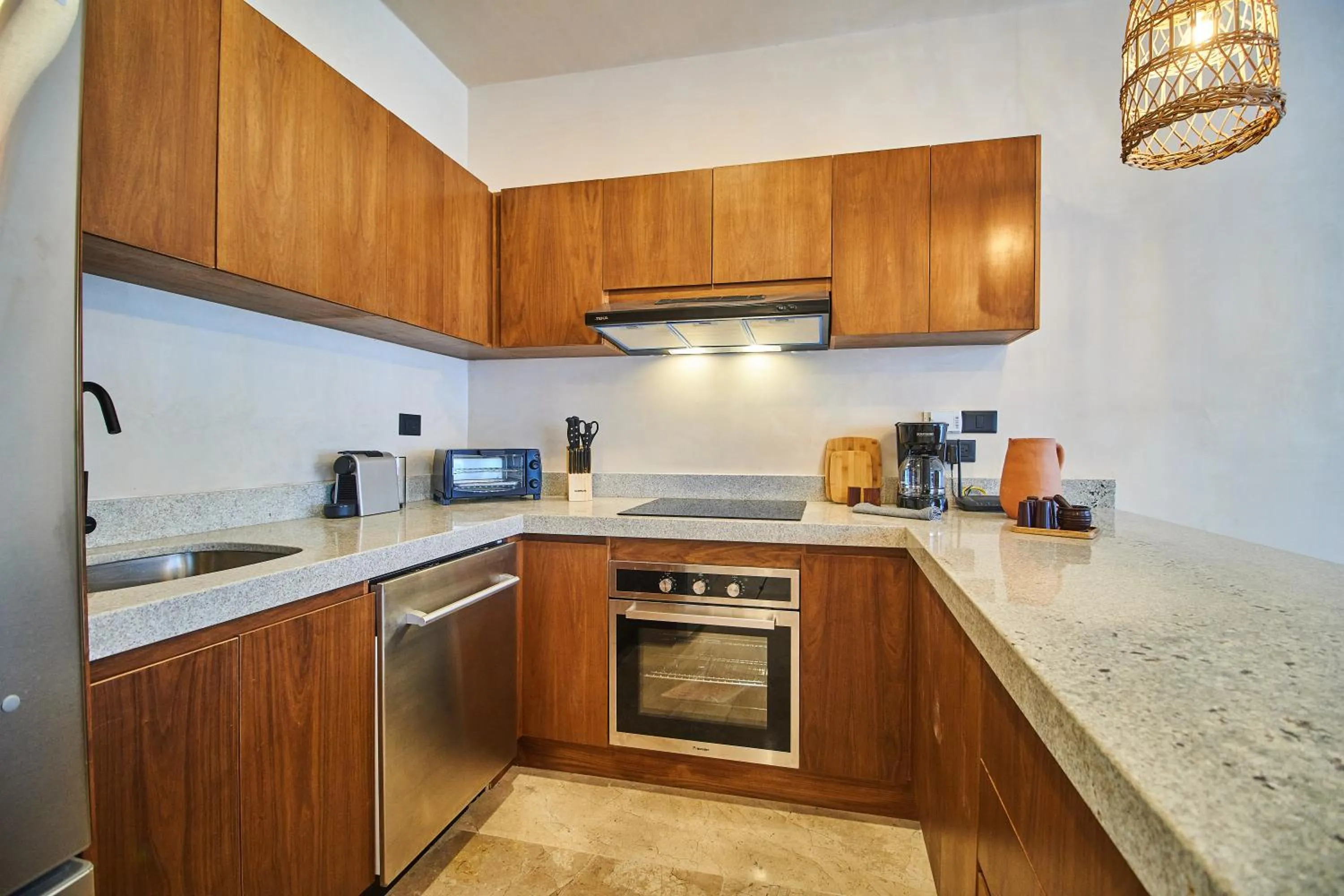 Kitchen or kitchenette in Increíble Departamento en la Jungla Private Pool By Yeah