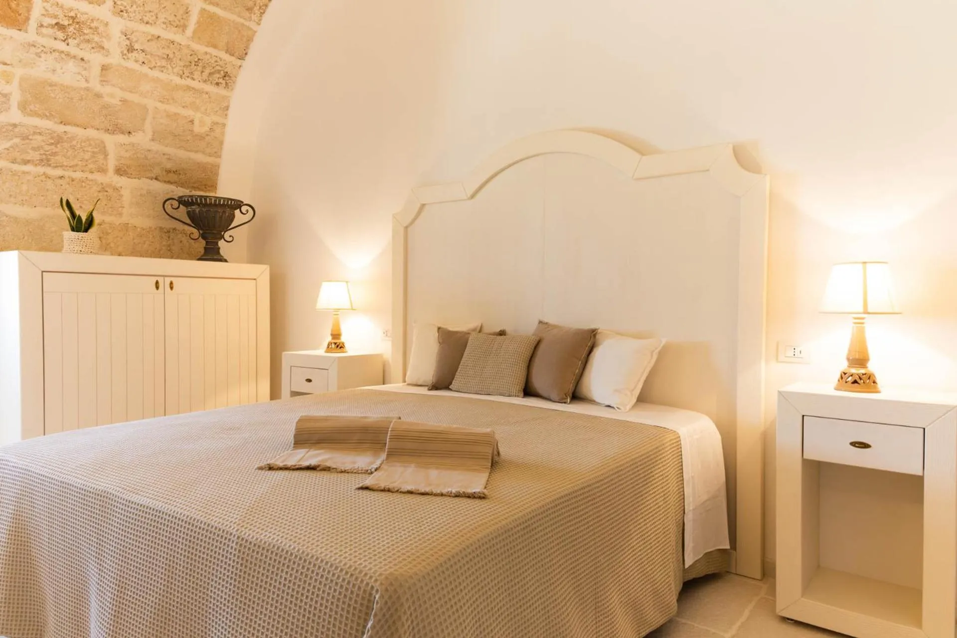 Bed in Masseria Macchiaforte