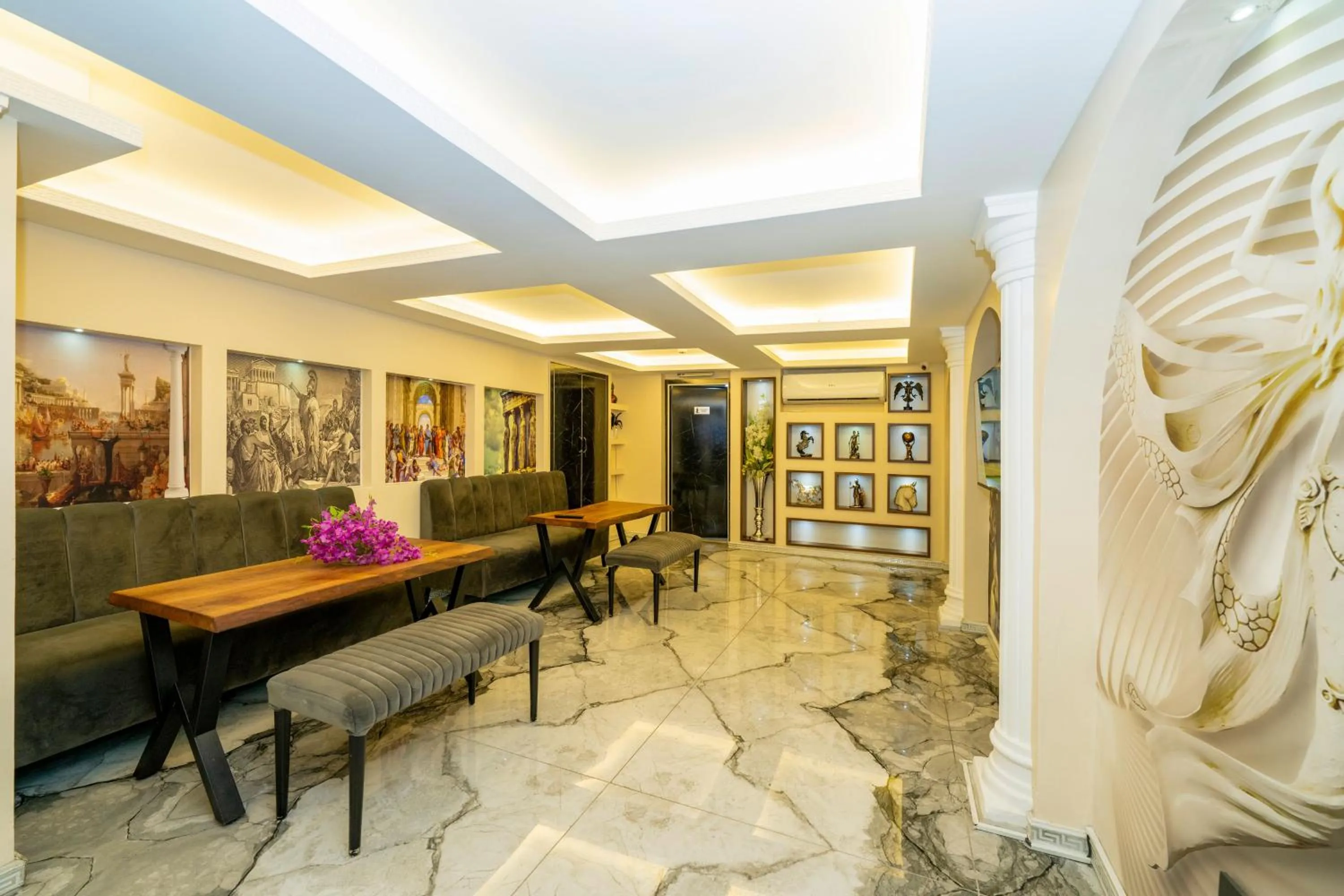 Decorative detail in Luce Suites Taksim