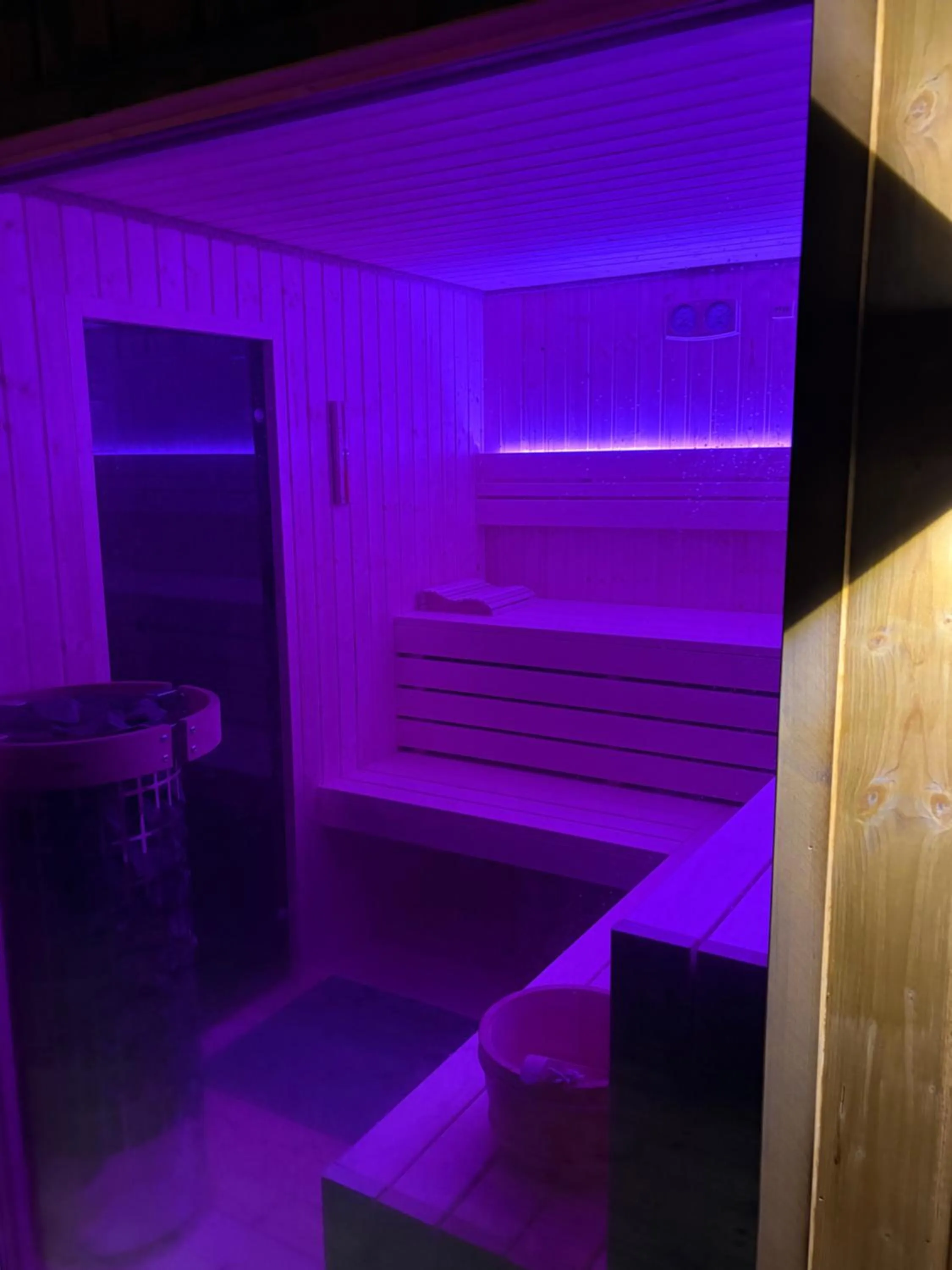 Sauna in Willa 4 Pory Roku & Uznam