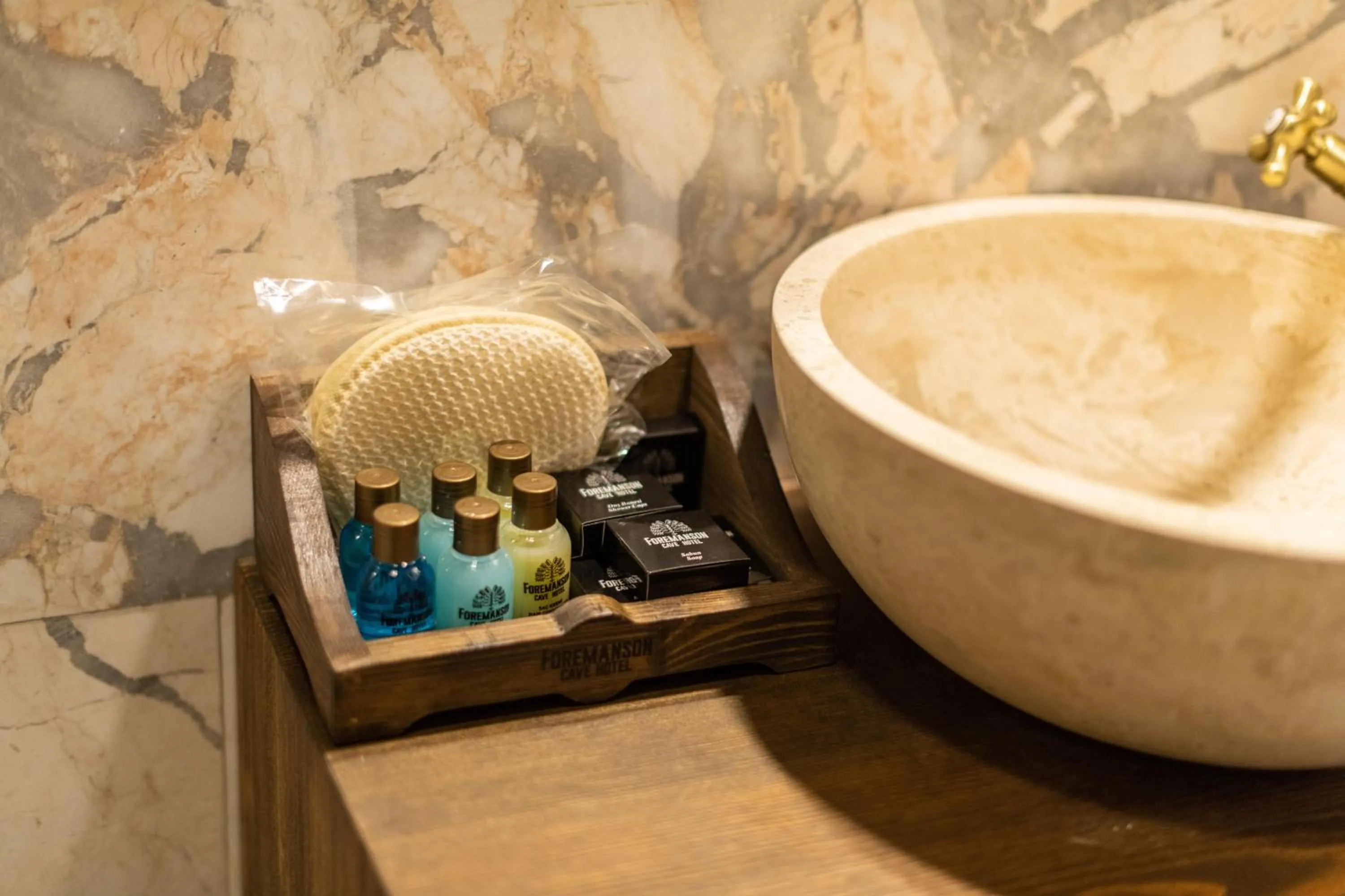 Bathroom in Foremanson Cave Hotel