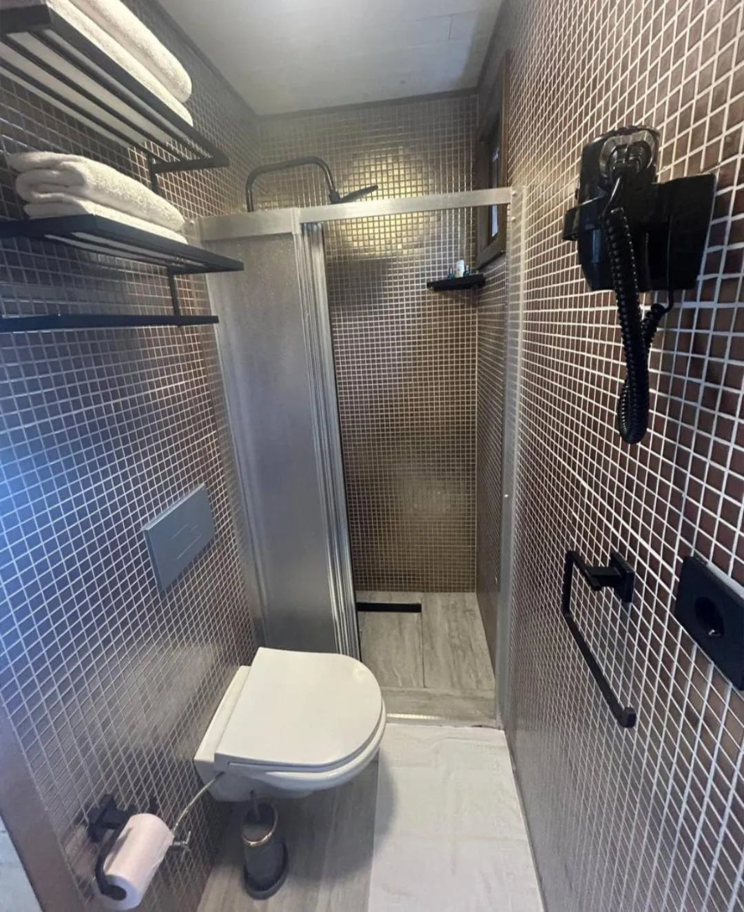 Toilet in Danzi camping tiny house