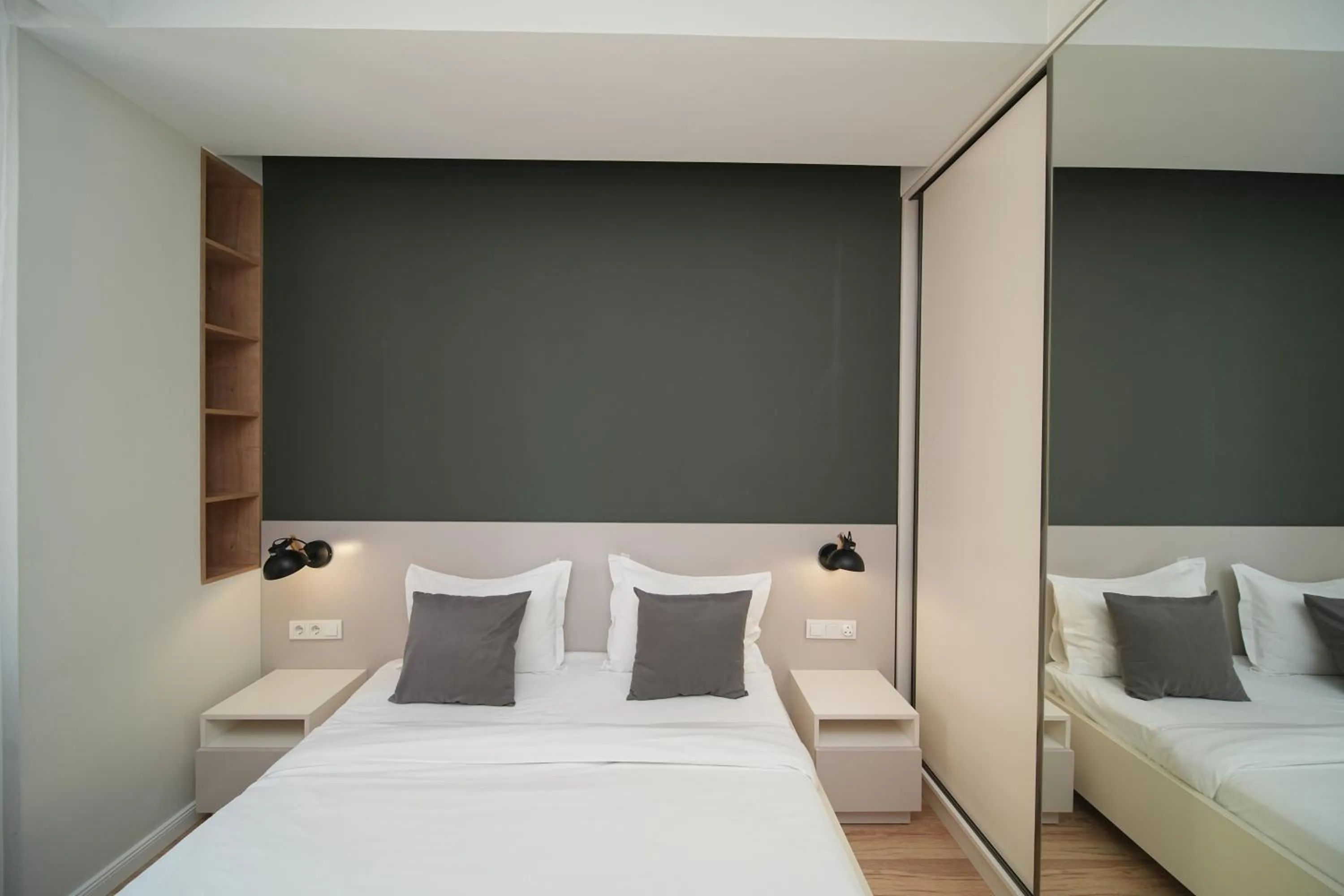 Bed in Sweet Home Apart-Hotel