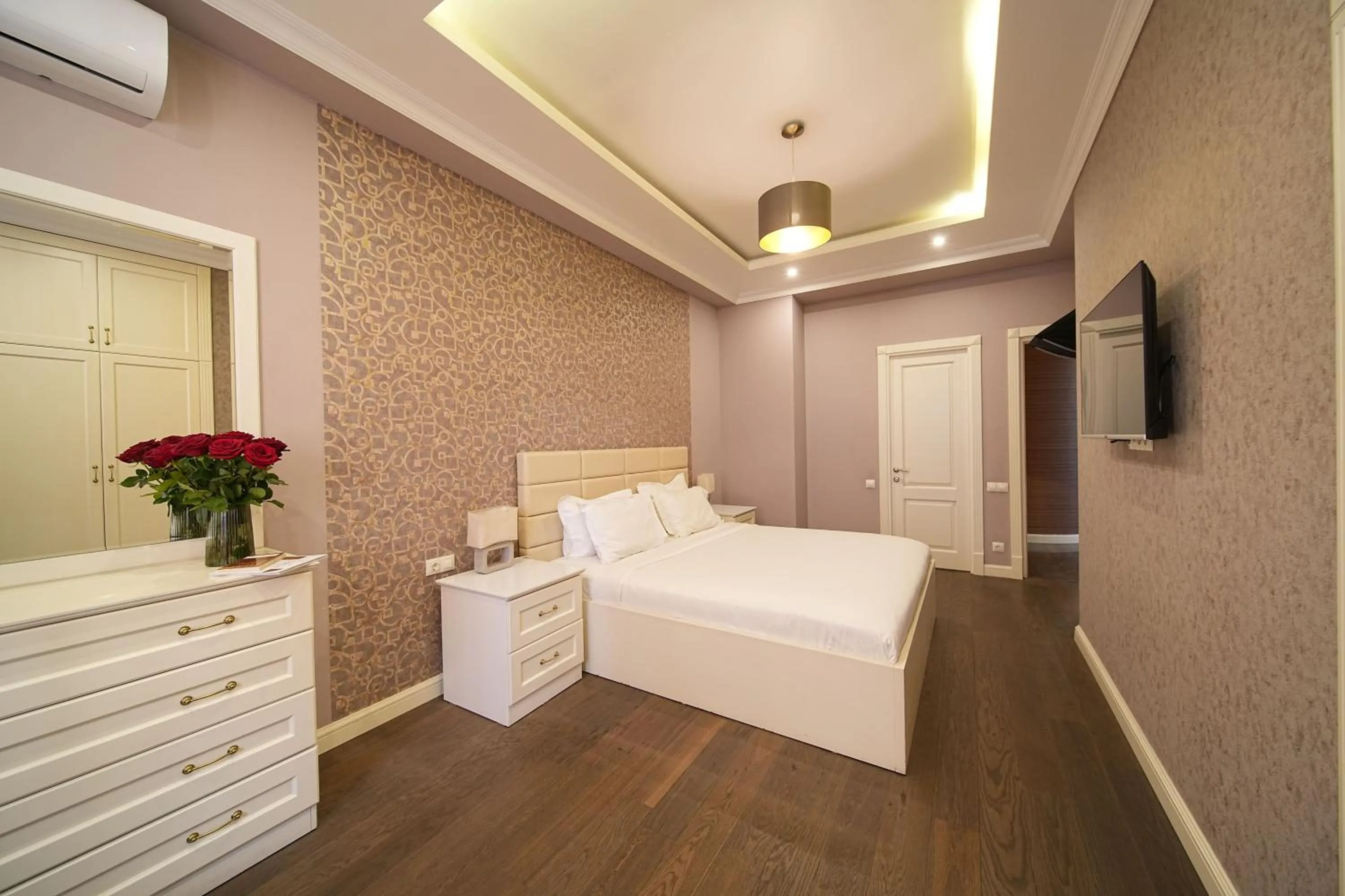 Bed in Sweet Home Apart-Hotel