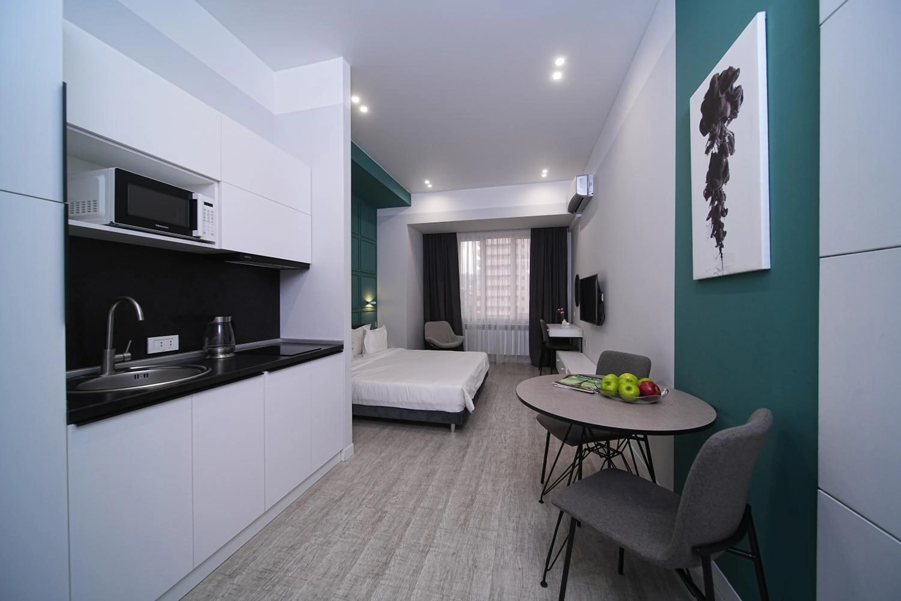 Bed in Sweet Home Apart-Hotel