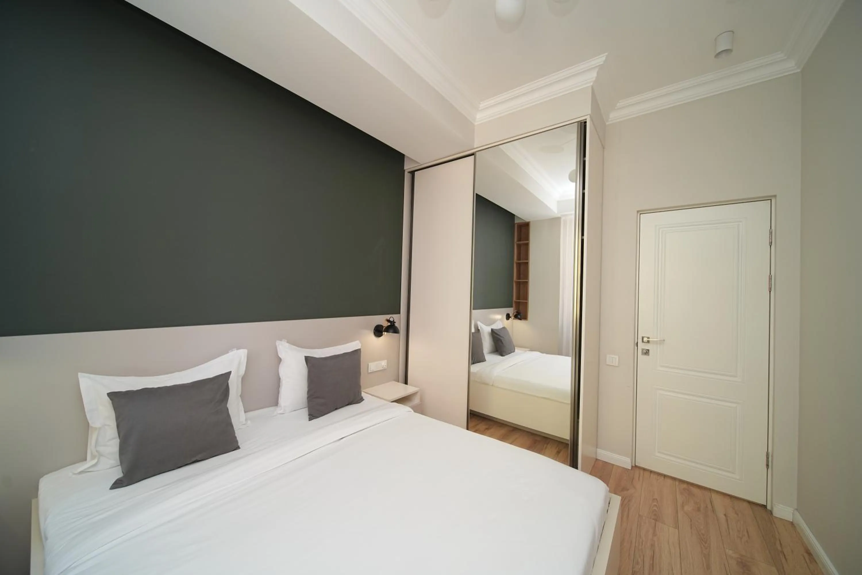 Bed in Sweet Home Apart-Hotel