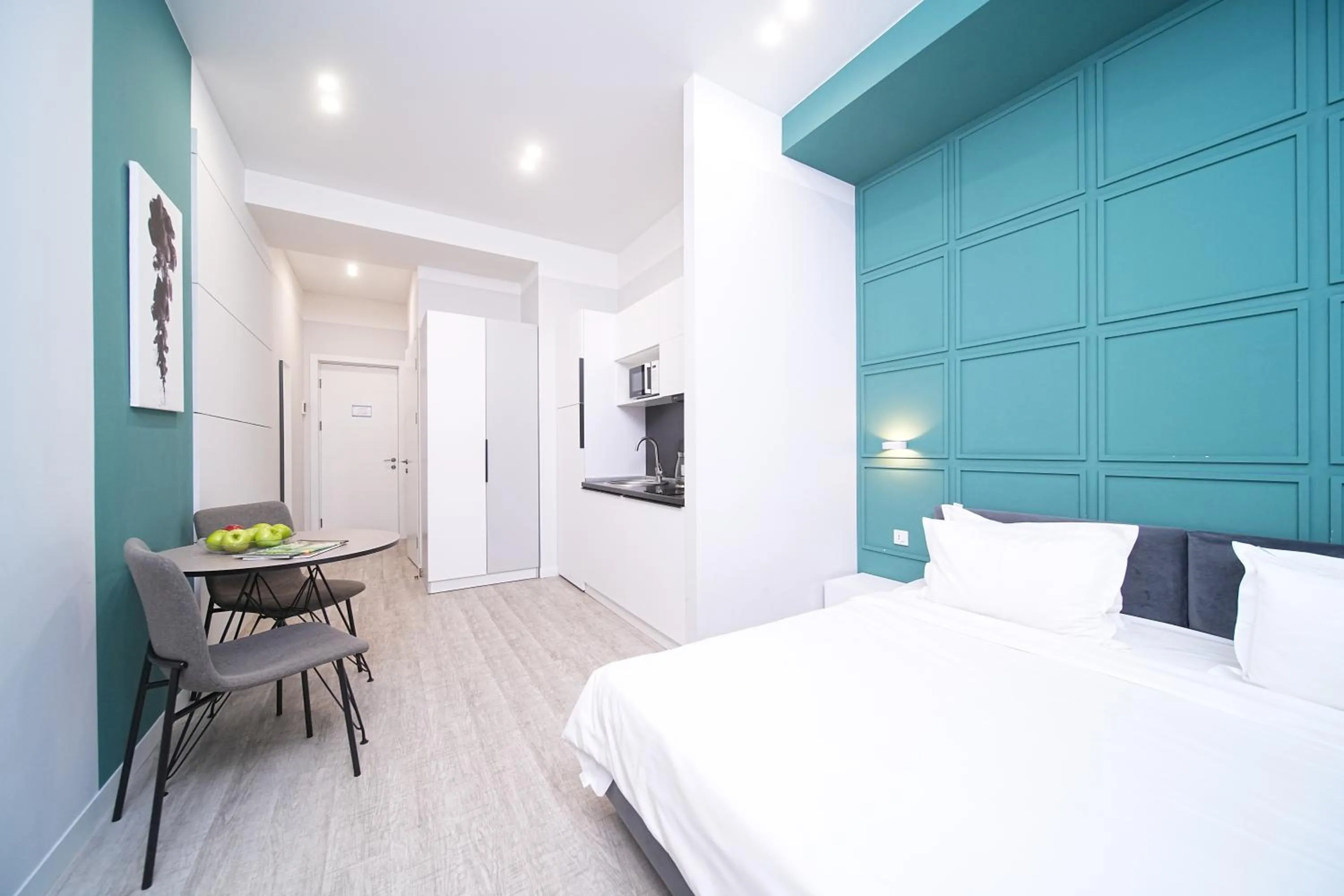 Bed in Sweet Home Apart-Hotel