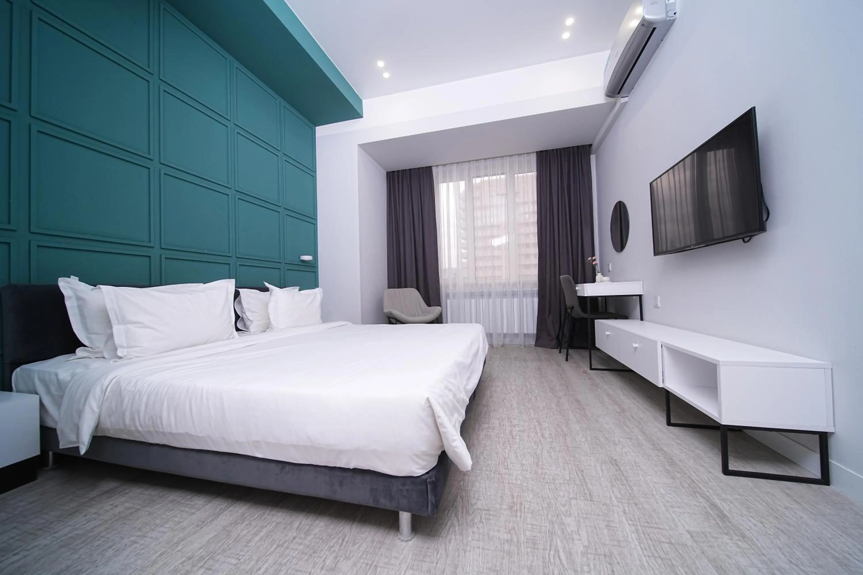 Bed in Sweet Home Apart-Hotel