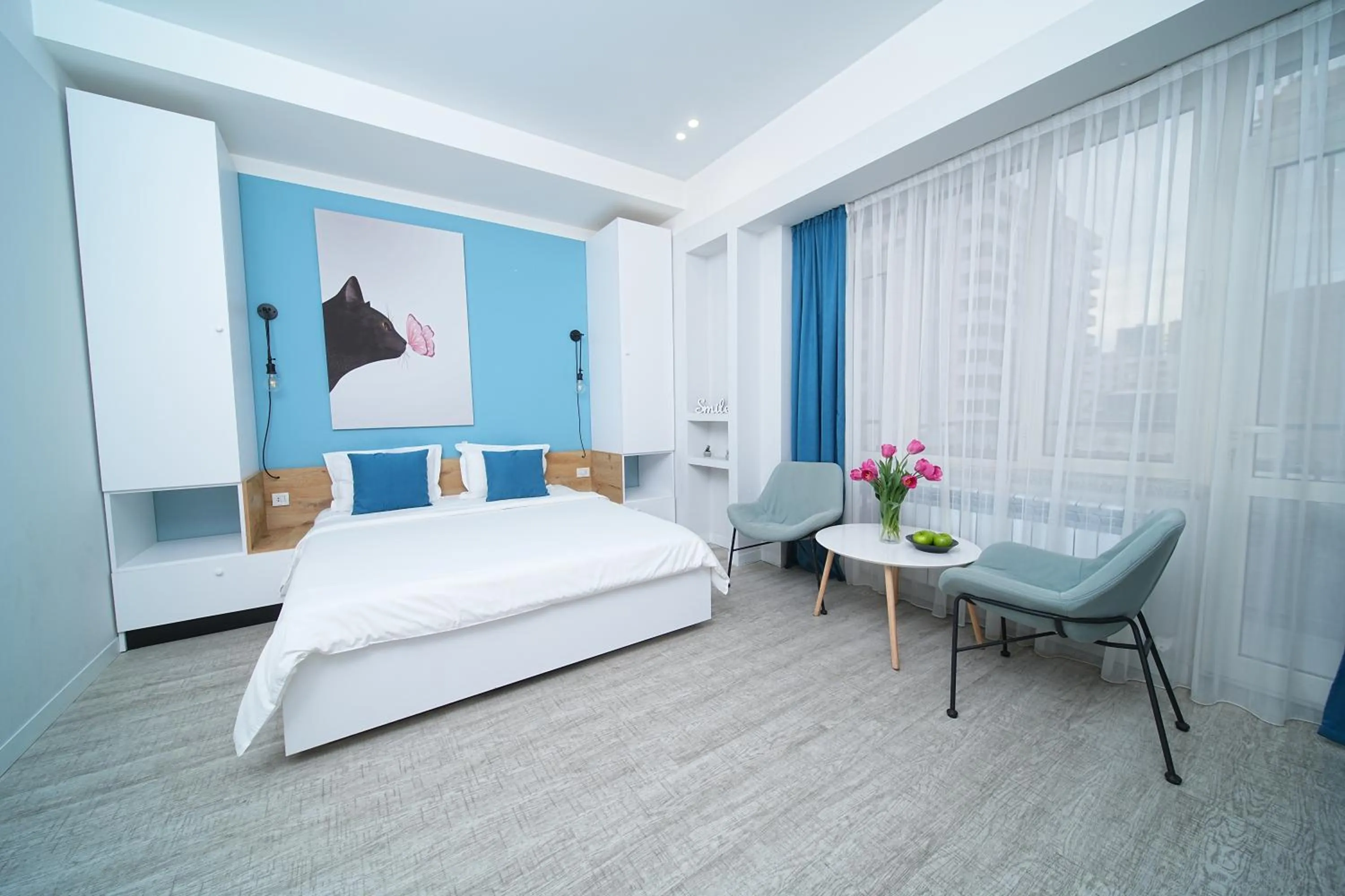 Bed in Sweet Home Apart-Hotel